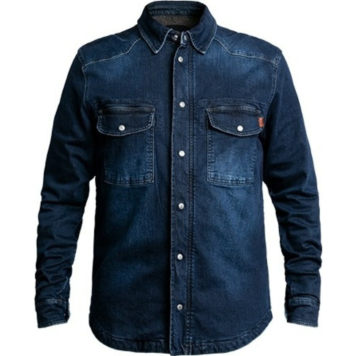 Chemise John Doe Motoshirt Denim Bleu Foncé / 2XL
