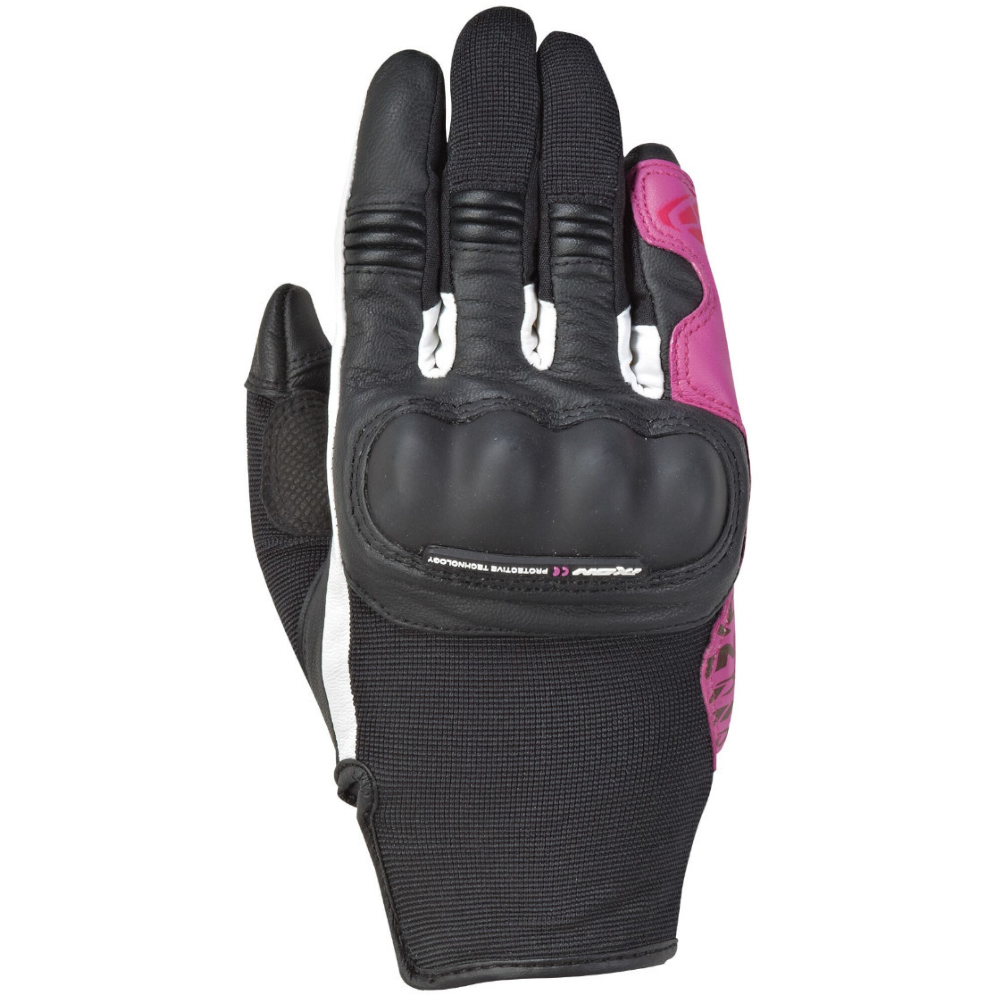 Gants Femme Ixon RS Grip Lady 2 Noir Blanc Fuchsia - 2XL