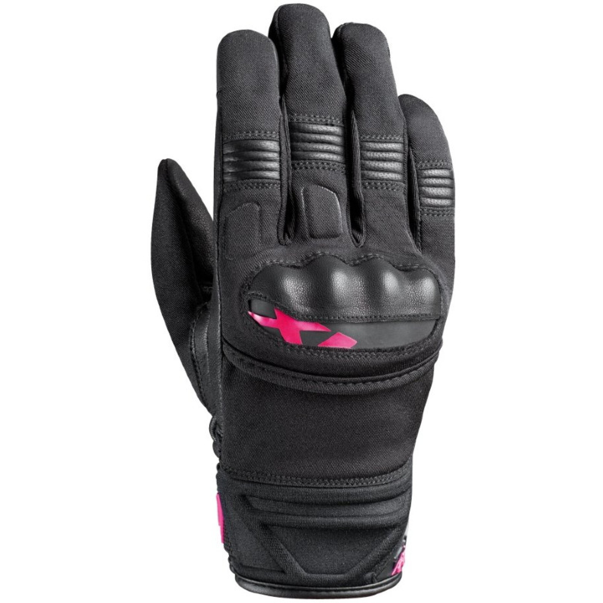 Gants Femme Ixon MS Picco Lady Noir Fuchsia - 2XL