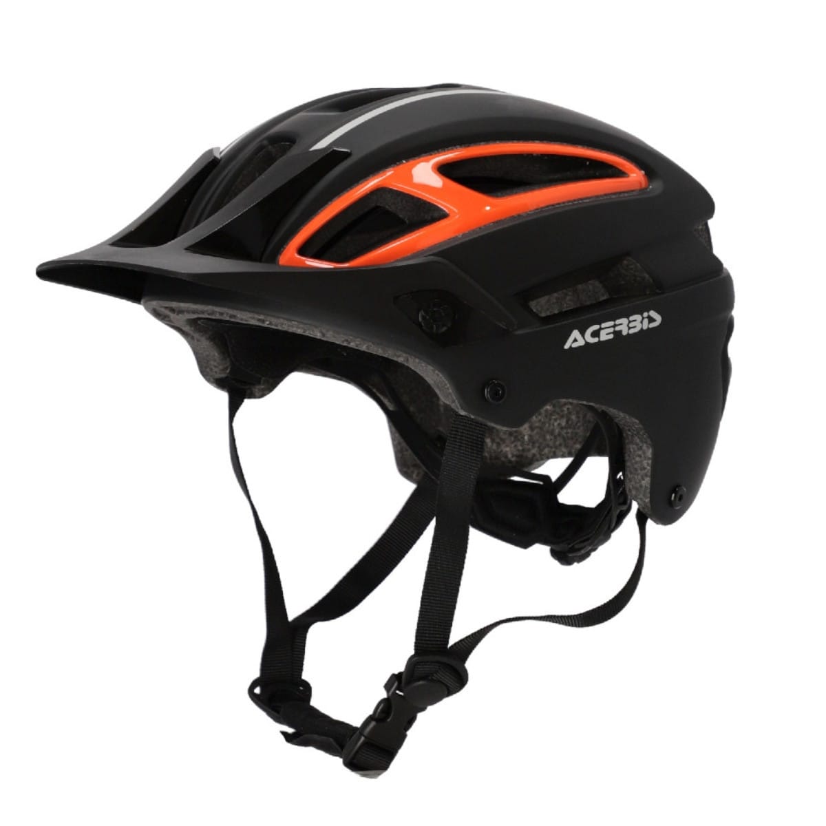 Casque Vélo Acerbis Doublep Noir Orange / L/XL