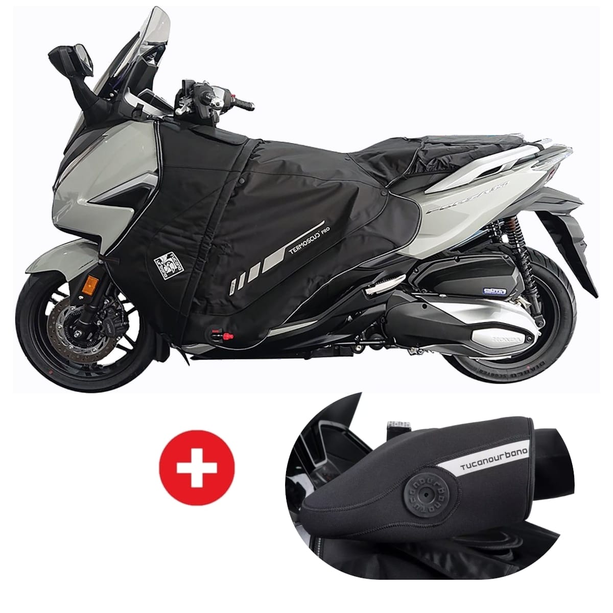 Pack Tucano Urbano Tablier R220 Pro + Manchons R369 Honda Forza 125/350 (2021-2022)