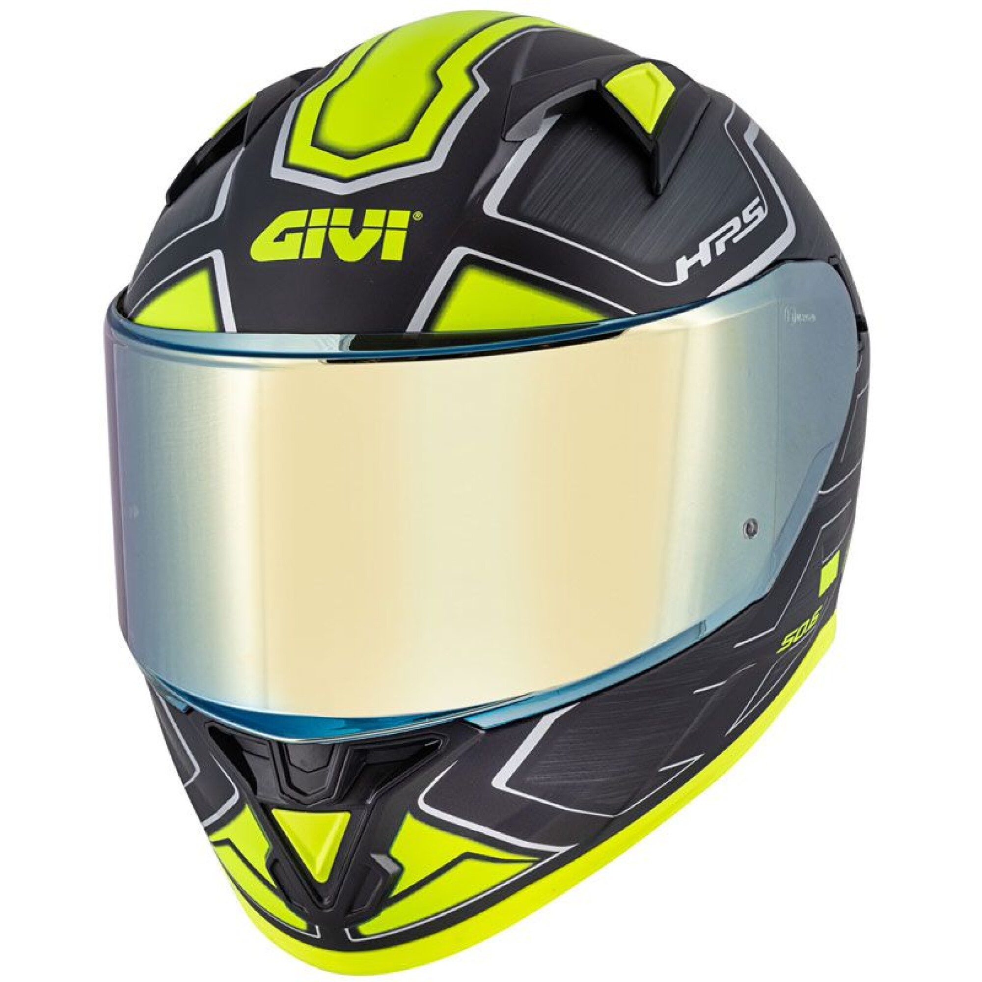 Casque Givi 50.6 Sport Deep Noir Mat Jaune - 2XL