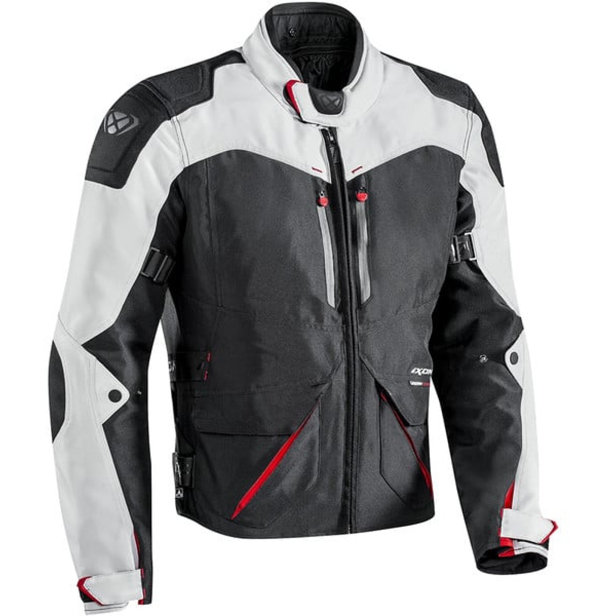 Blouson Ixon Arthus Noir Gris Rouge - 2XL
