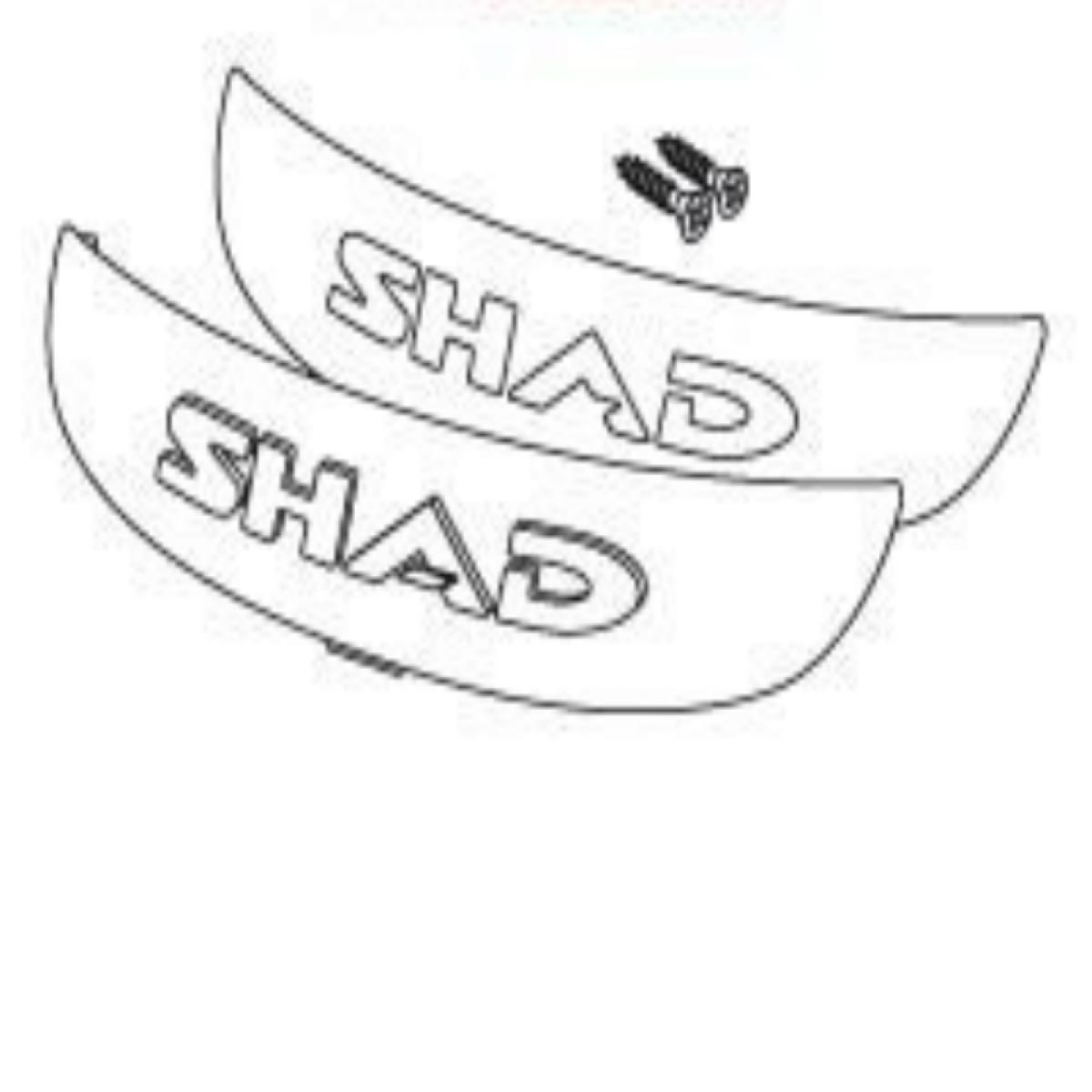 Catadioptre Blanc Top Case Shad SH26