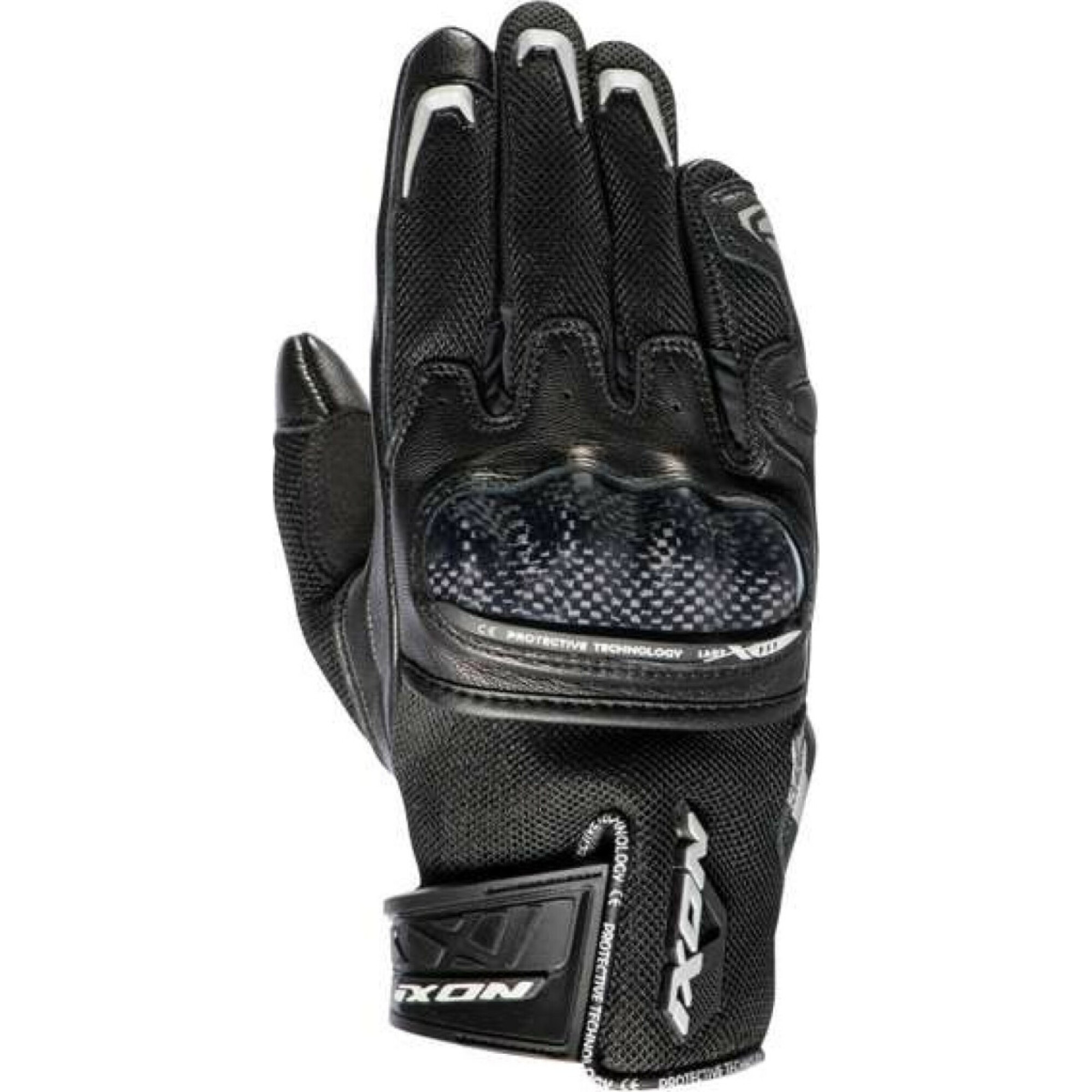 Gants Femme Ixon Lady RS Rise Air Noir Argent - 2XL
