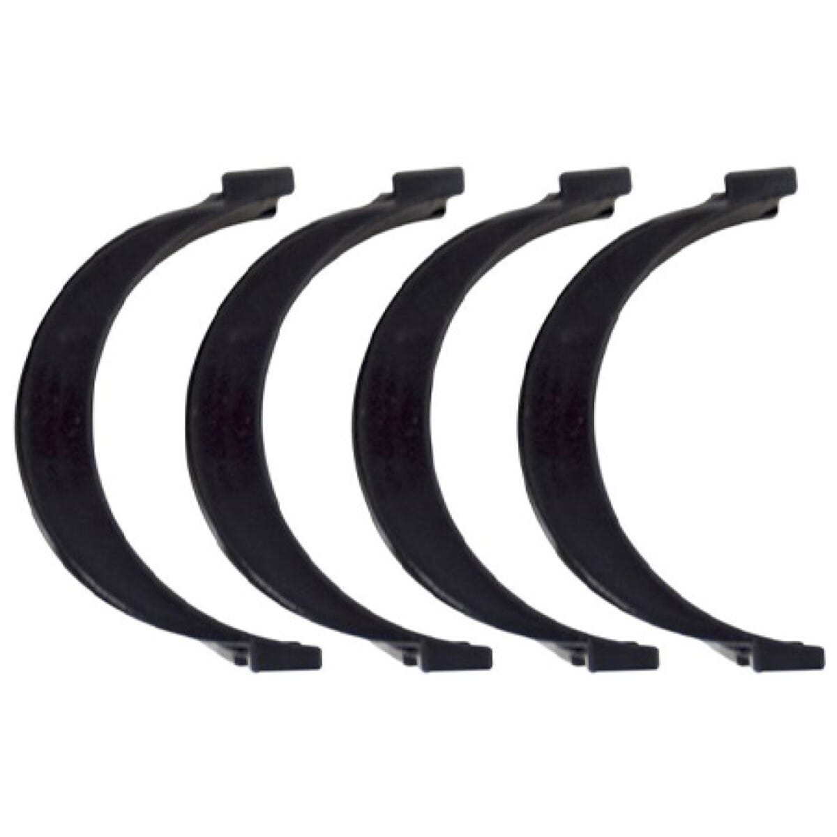 Cales Pour Plaque Phare Demi-Lune Rtech Noir RDSMASK16NR