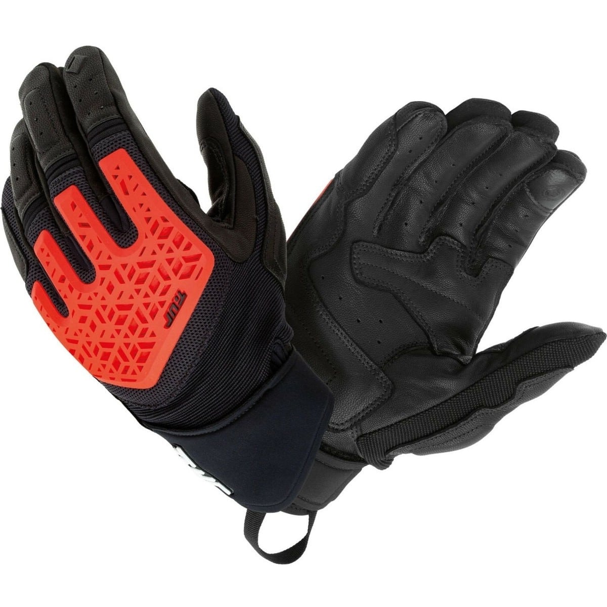 GANTS CROSS T.UR G THREE 3D NOIR ROUGE / 2XL