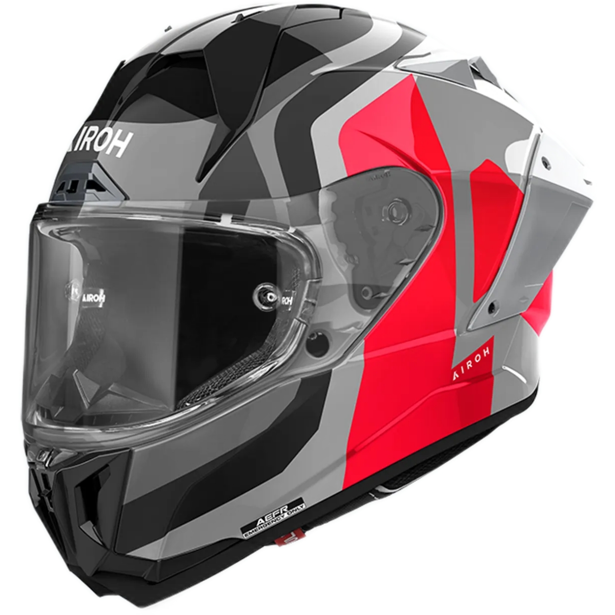 CASQUE AIROH GP 800 COMPETITION ROUGE BRILLANT / L