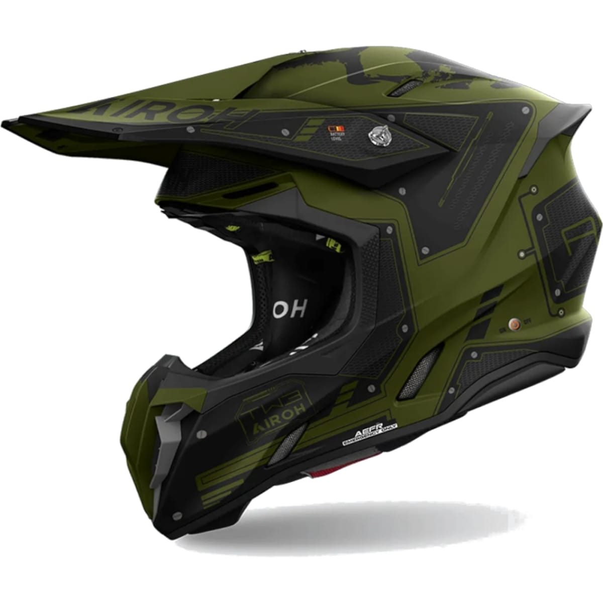 CASQUE AIROH TWIST 3.0 MILITARY S/KAKI MAT