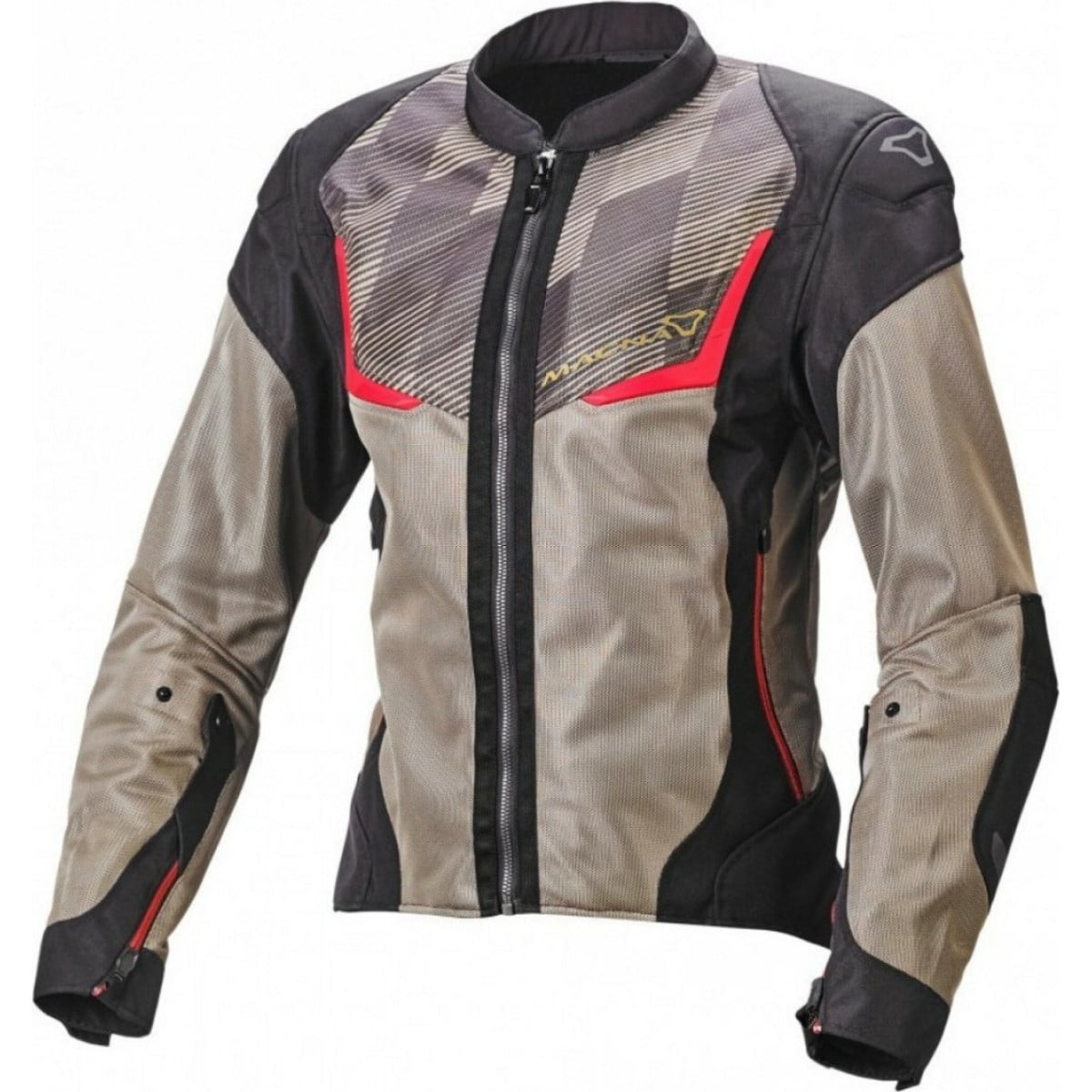 Blouson Femme Macna Orcano Beige Rouge / S