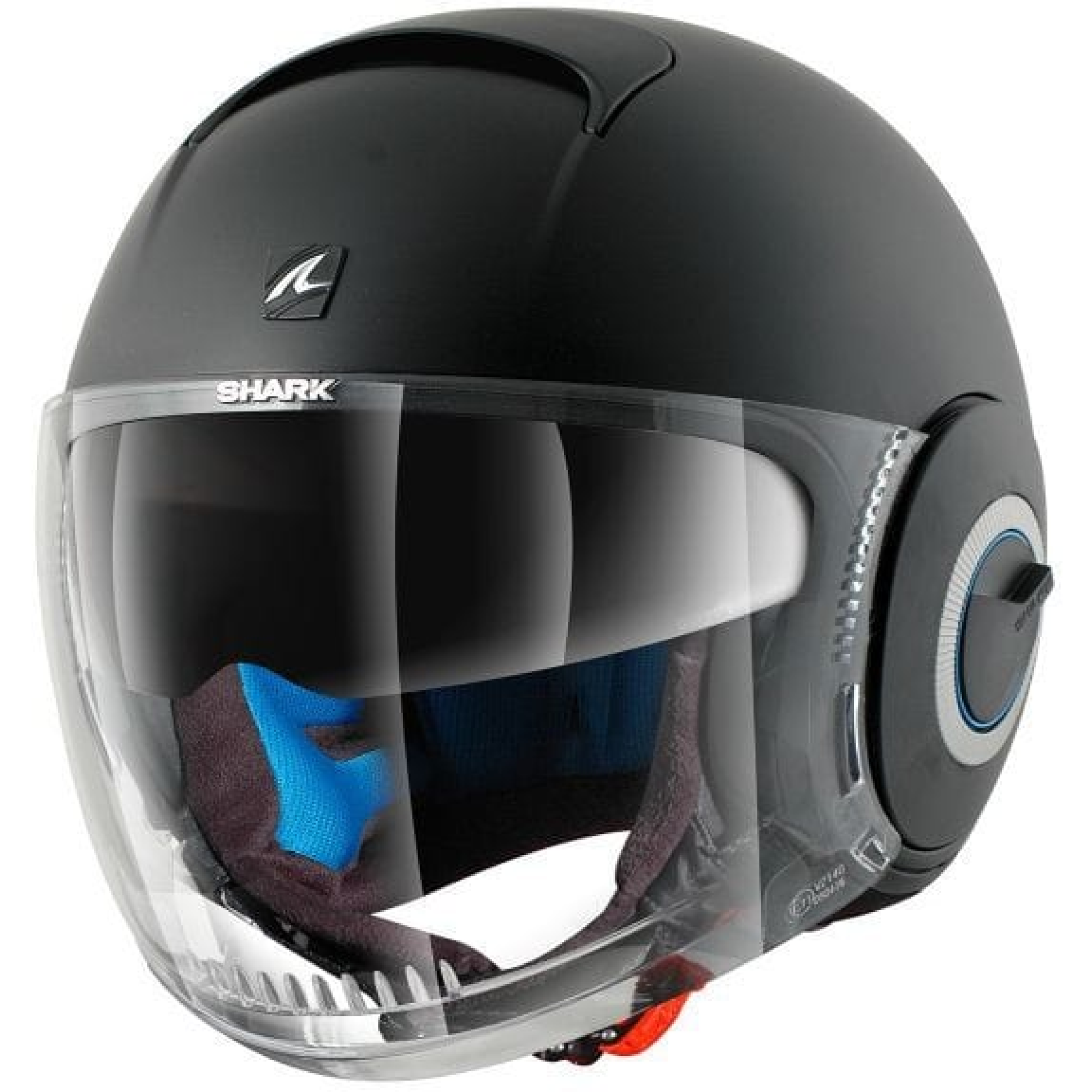 Casque Shark Nano Blank Mat KMA Noir - L