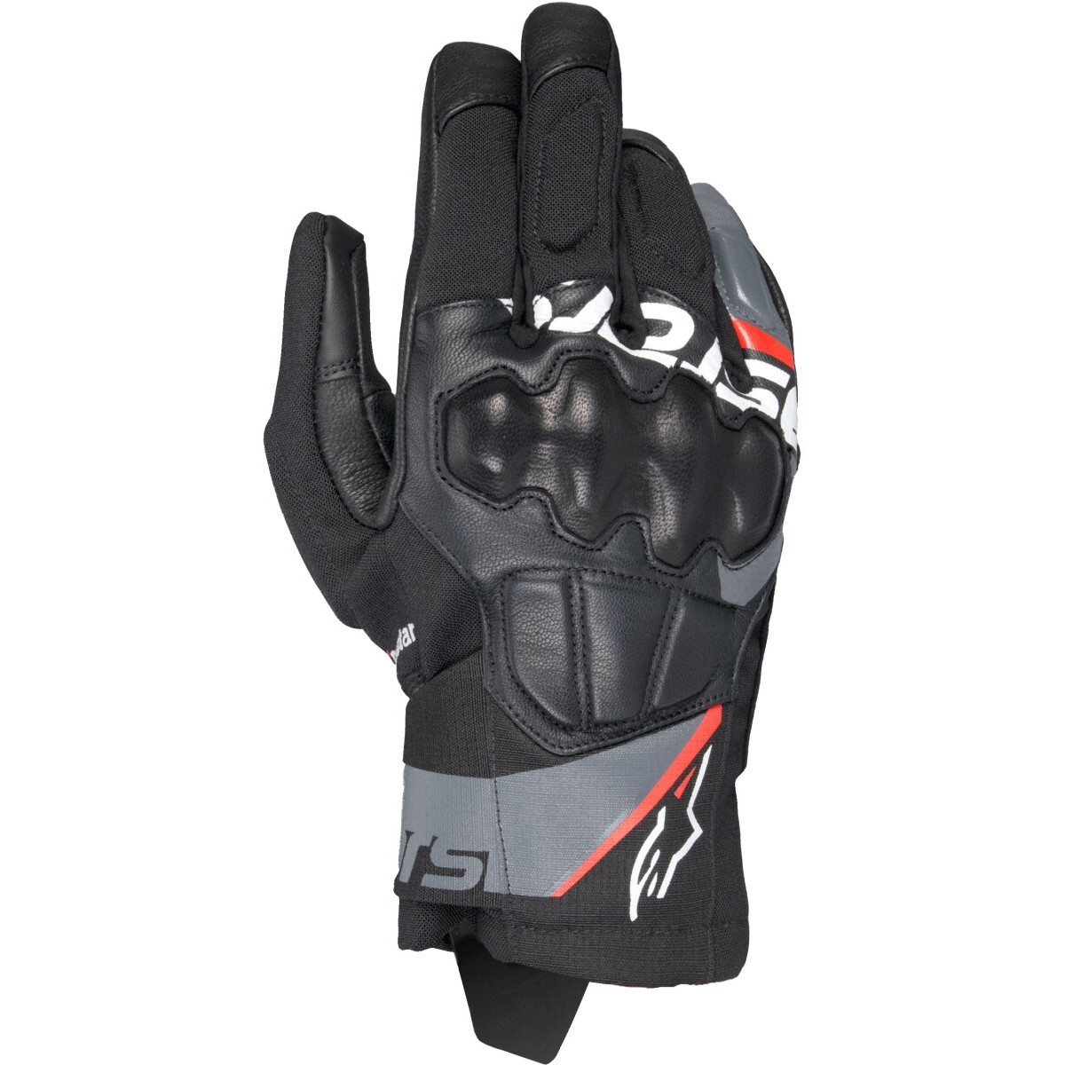 GANTS ALPINESTARS COROZAL V3 DRYSTAR NOIR GRIS ROUGE FLUO / 3XL