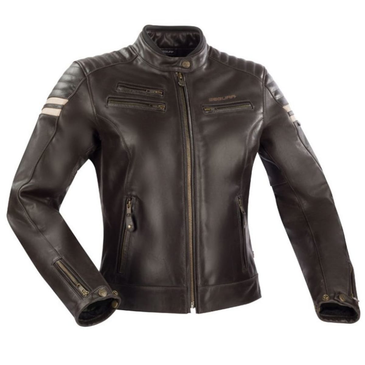 BLOUSON FEMME SEGURA LADY FUNKY MARRON BEIGE / 2XL