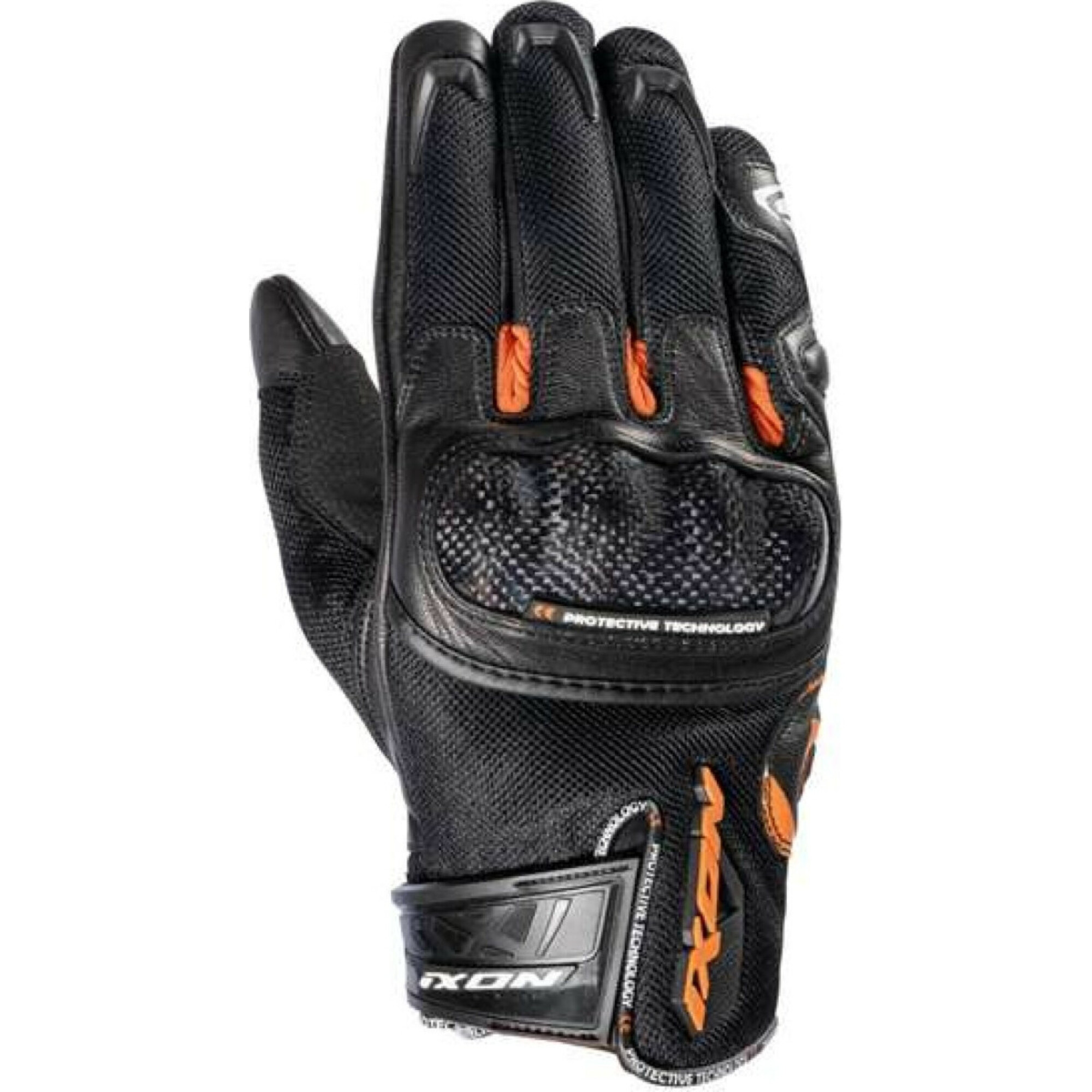 Gants Ixon RS Rise Air Noir Orange - 2XL