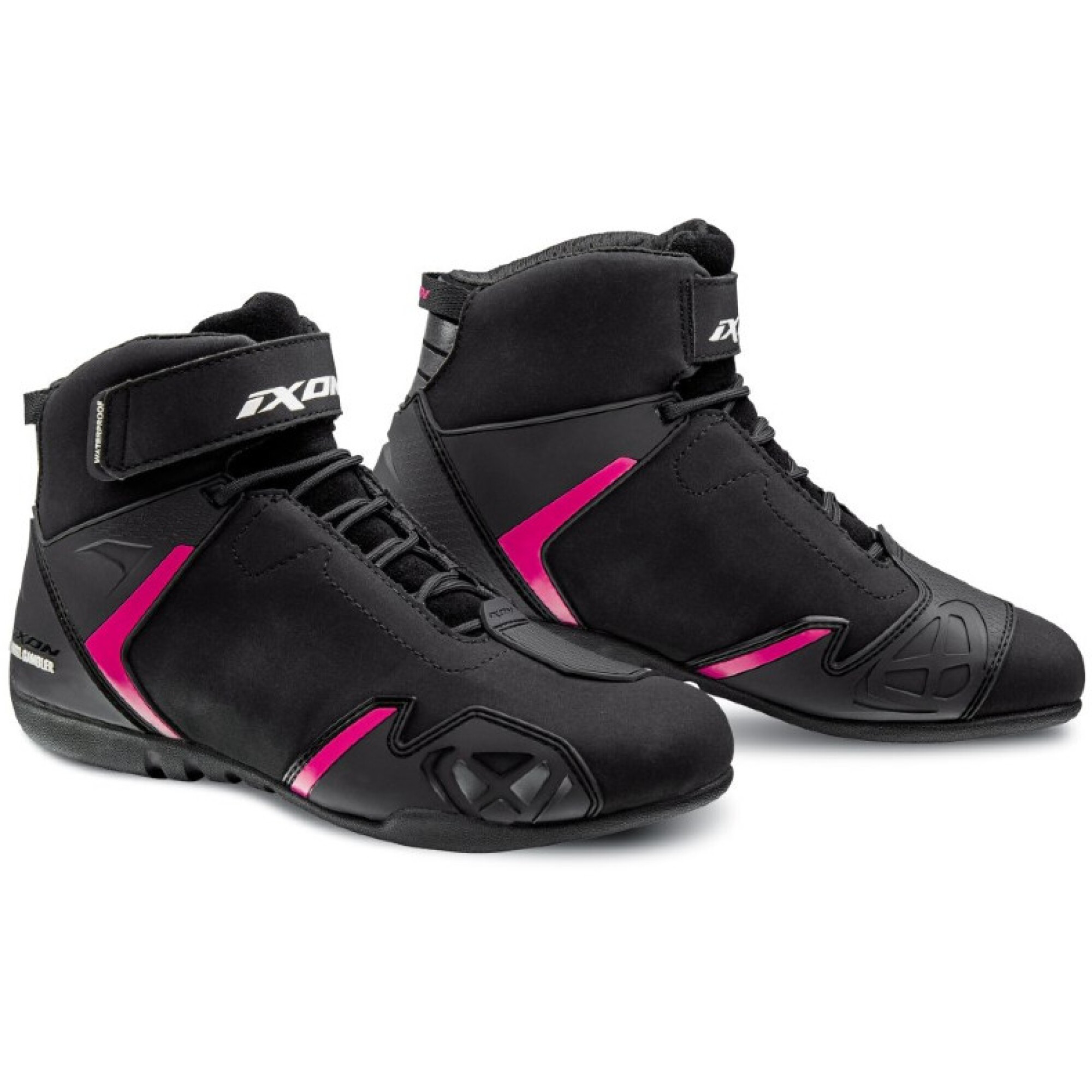 Baskets Femme Ixon Lady Gambler WP Noir Fushia - 36