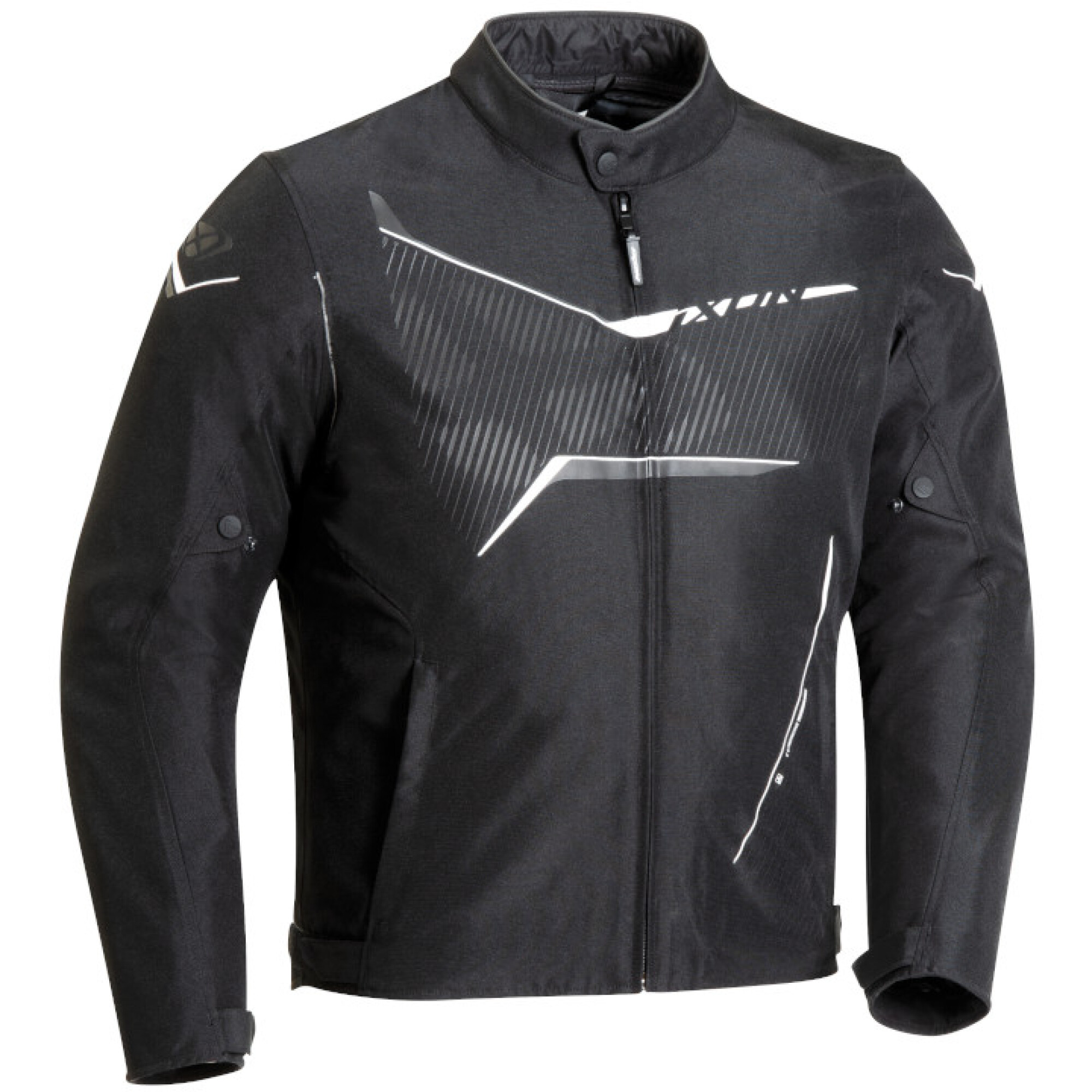 Blouson Ixon Slash Grande Taille Noir Blanc - C-2XL