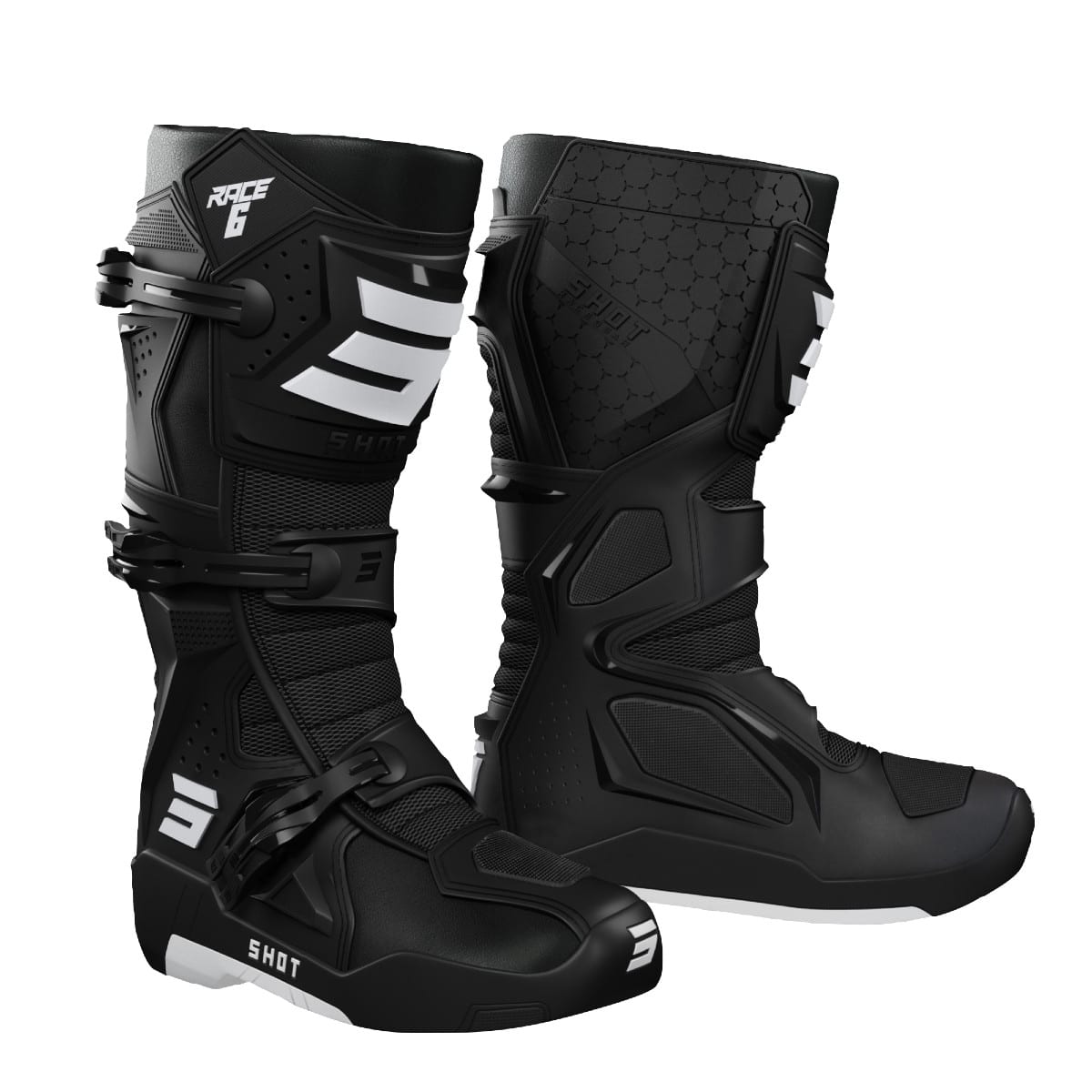 BOTTES SHOT RACE 6 MX25 41/NOIR