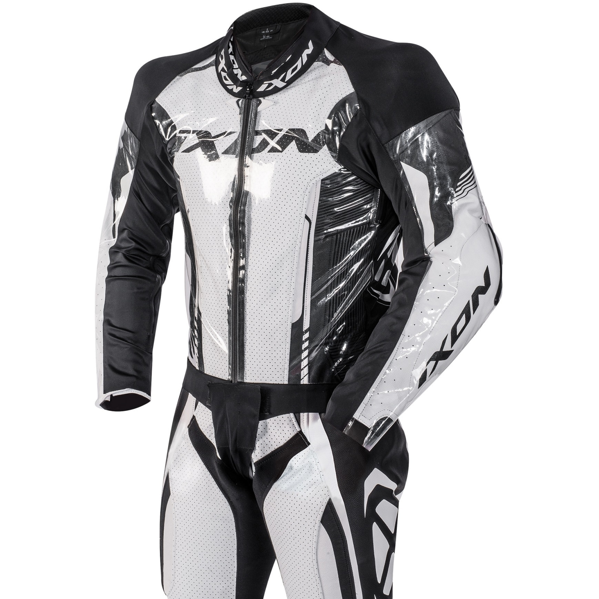 Veste De Pluie Ixon Stream Transparent Noir - 2XL