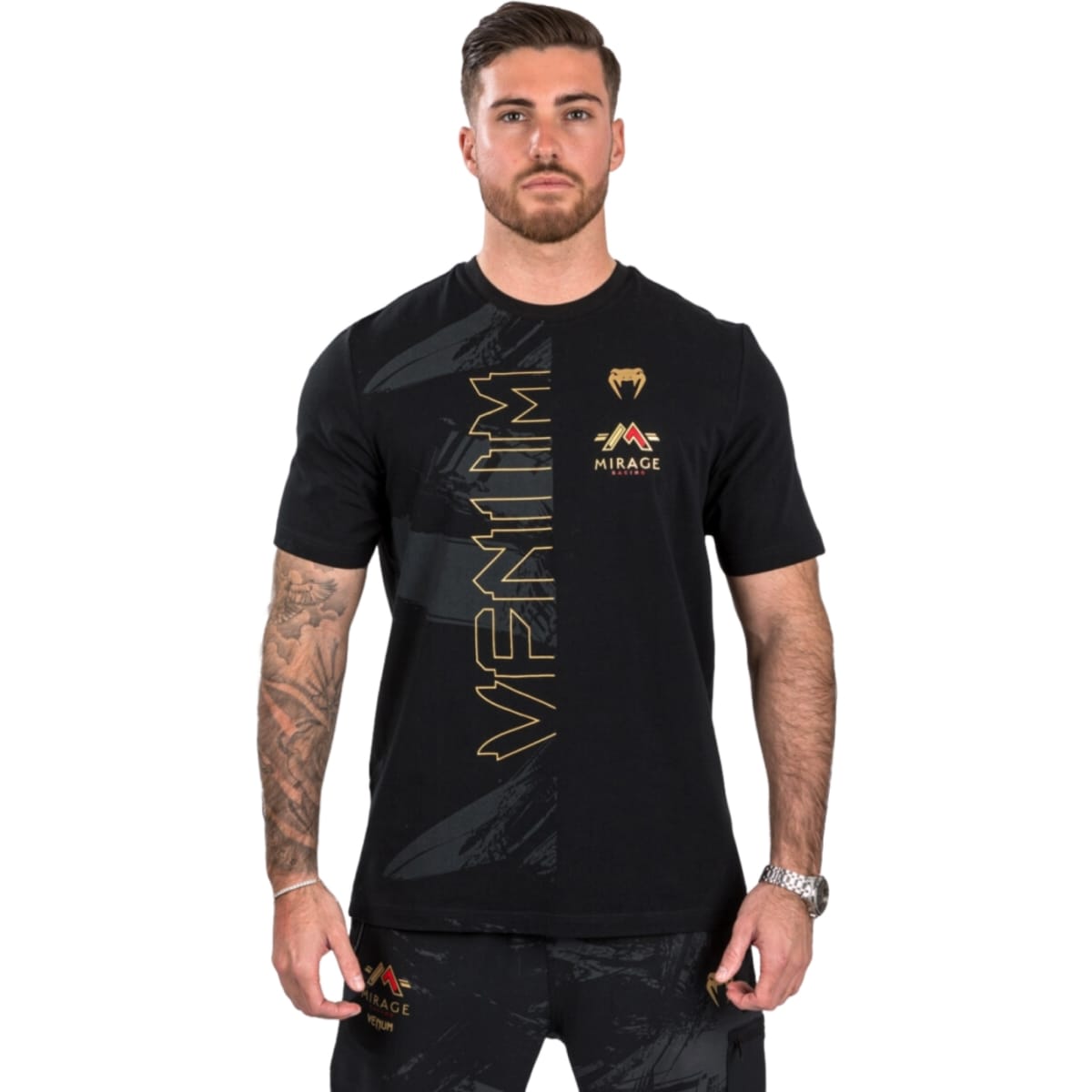 TSHIRT VENUM X MIRAGE L/NOIR OR