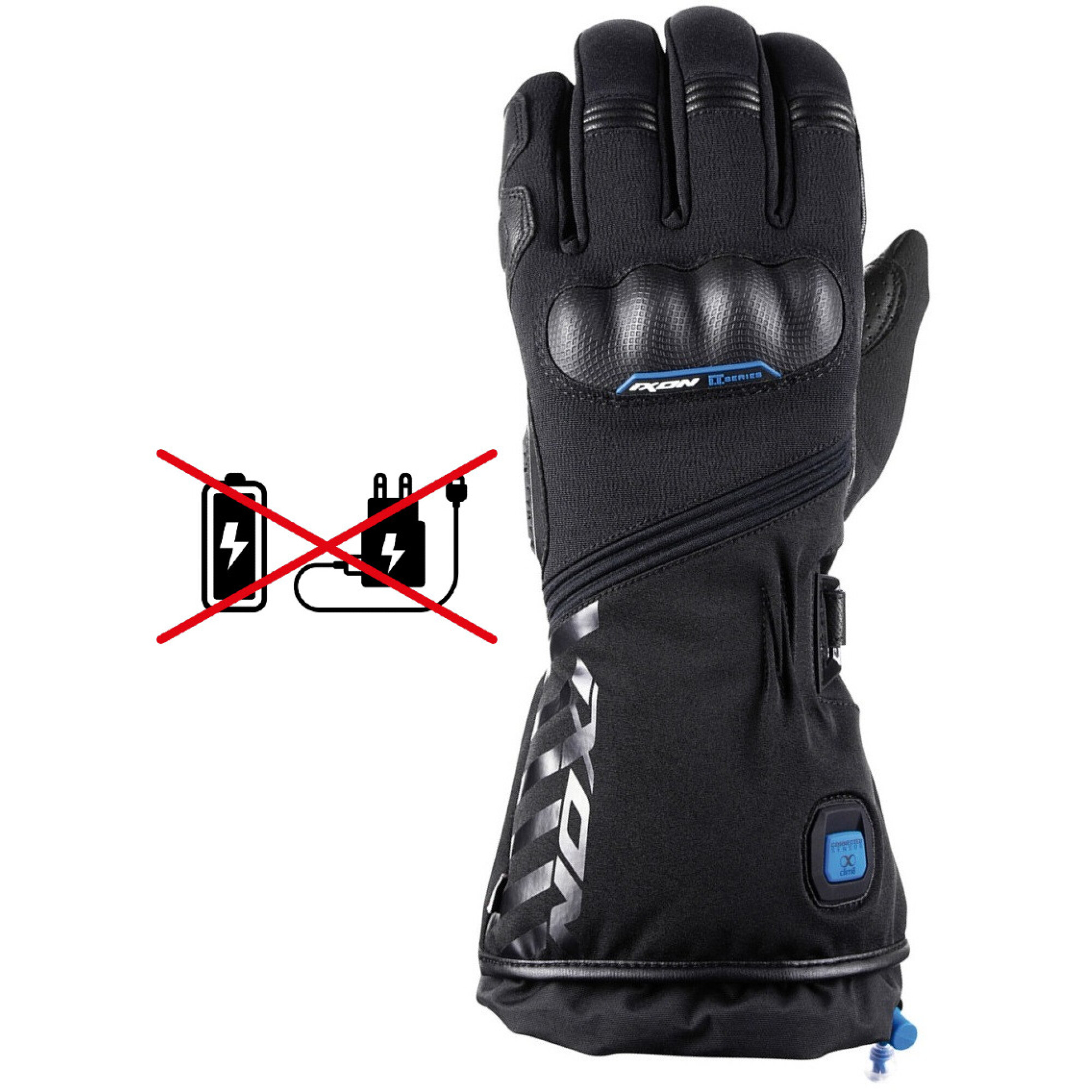Gants Chauffants Ixon It Yate Naked Noir - 2XL