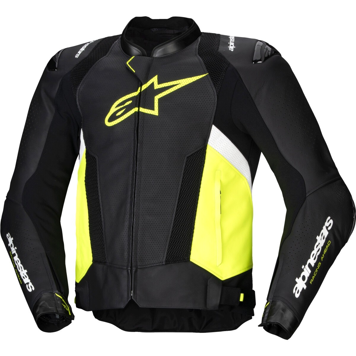 BLOUSON ALPINESTARS MISSILE V3 AIRFLOW NOIR JAUNE FLUO BLANC / 44