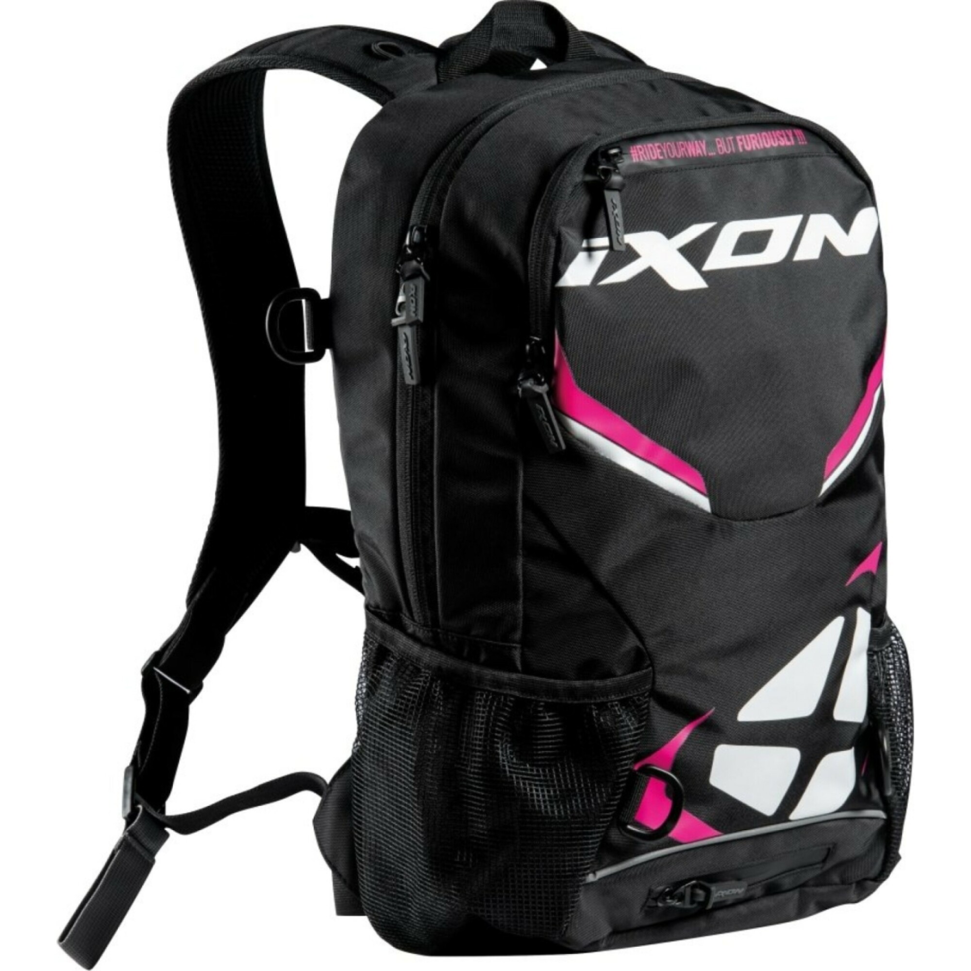 Sac À Dos Ixon R-Tension 23L Noir Blanc Fuchsia