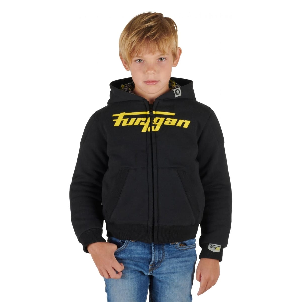 BLOUSON FURYGAN KID LUXIO 06ANS/NOIR JAUNE