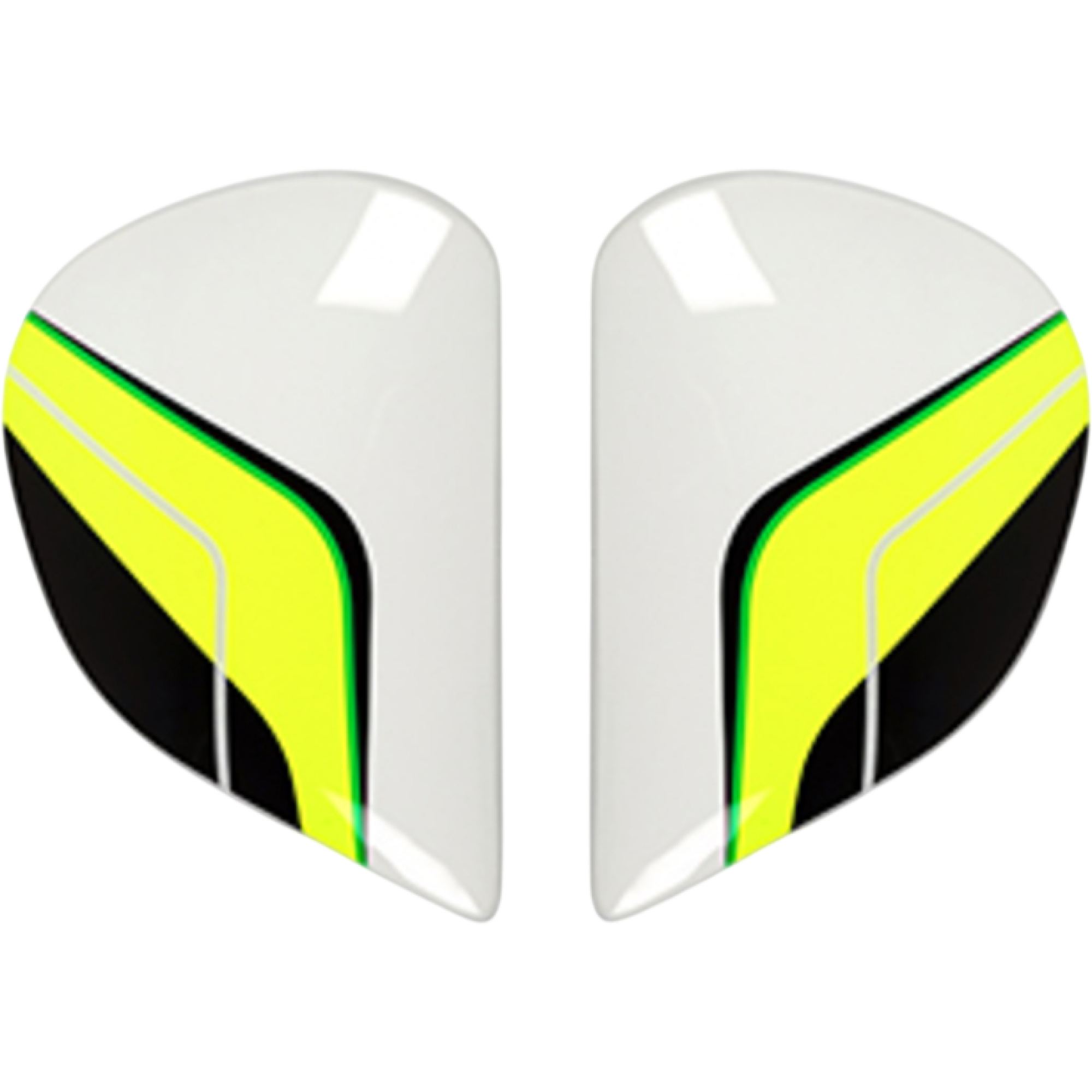 Plaques Pivot ARAI Super AdSis J (LRS) Flow Green Axces II