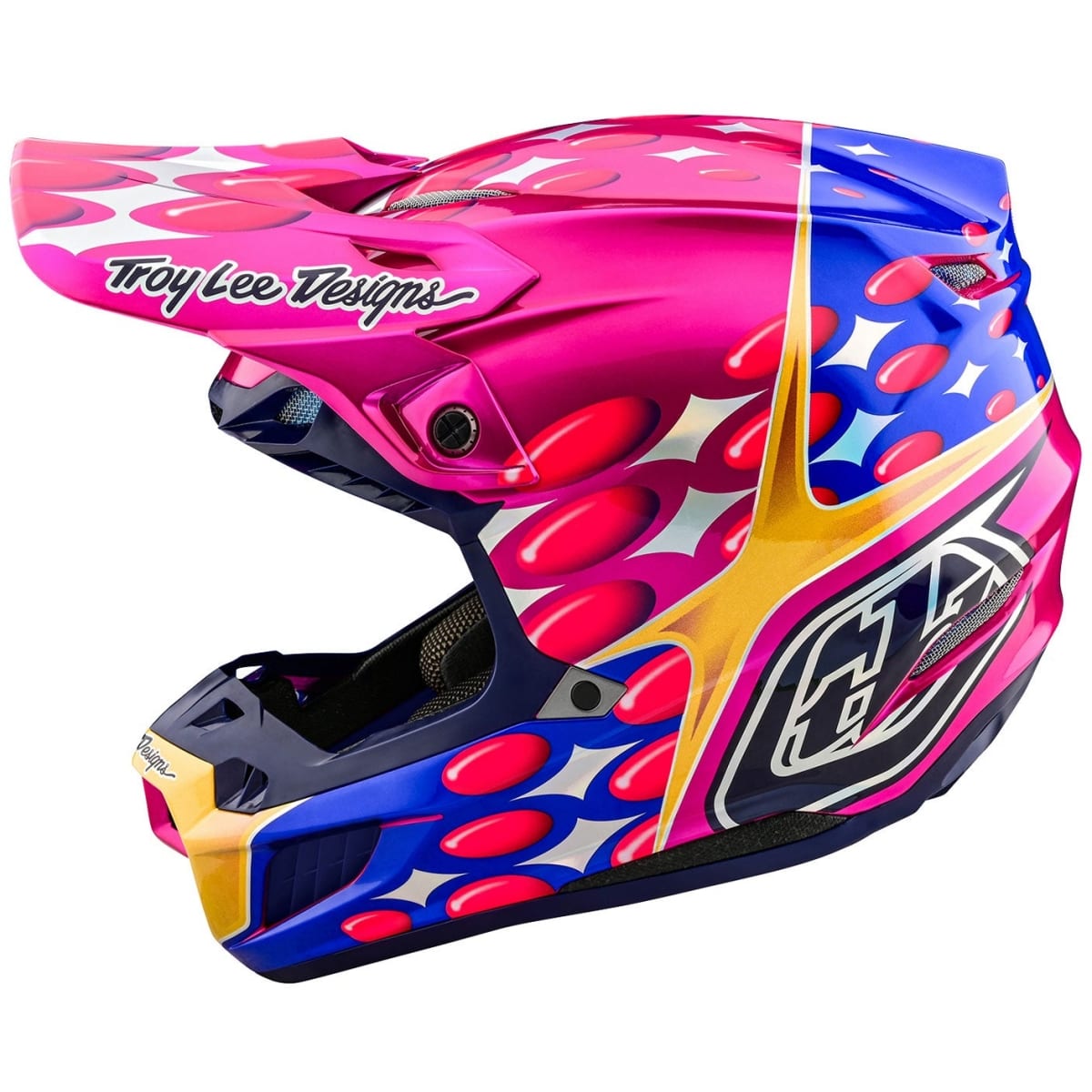 CASQUE TROY LEE DESIGN SE5 COMP/MIPS SERIE LIMITEE NASHVILLE L/BLURR PINK