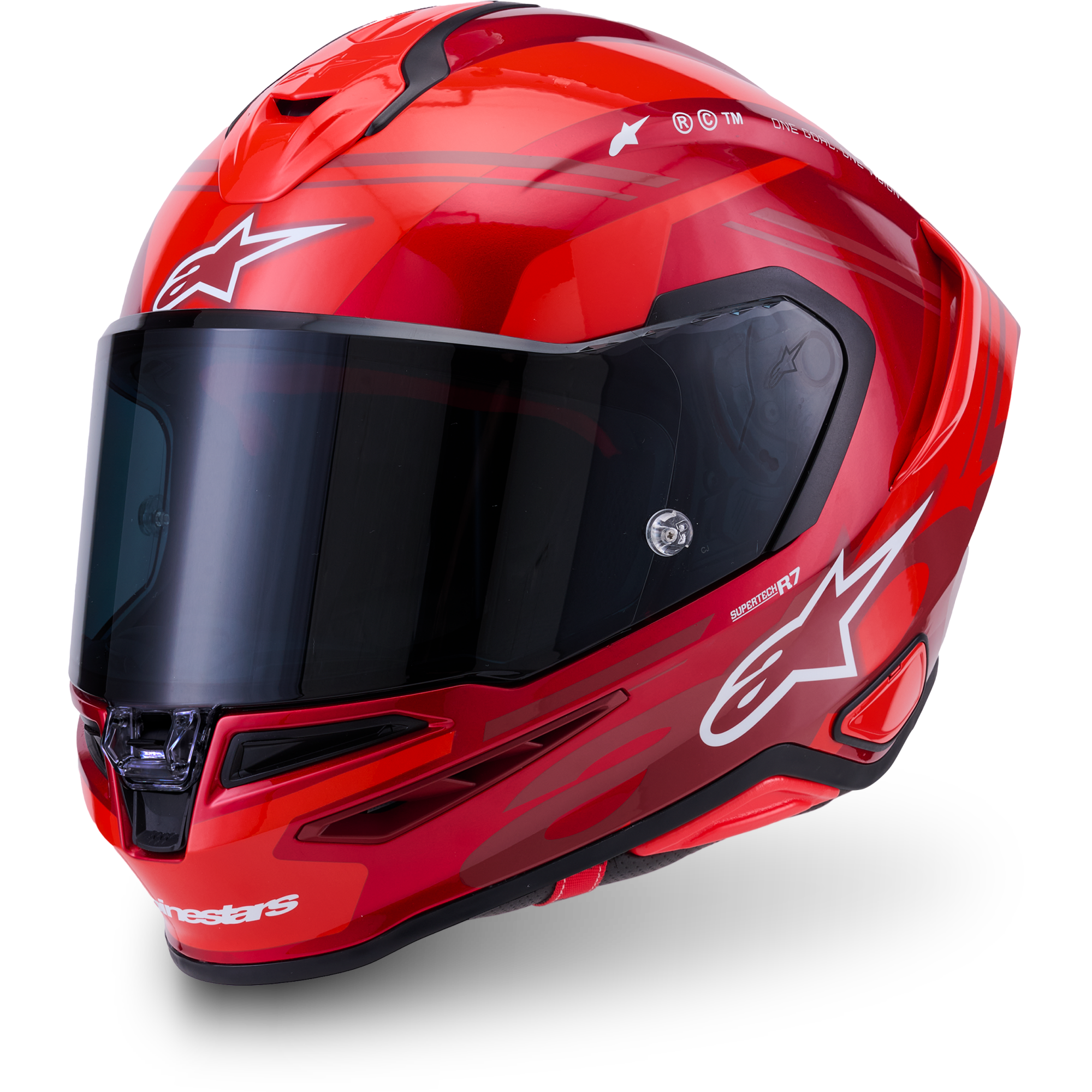 Casque S-R7 A-Core Rouge Blanc - 2XL