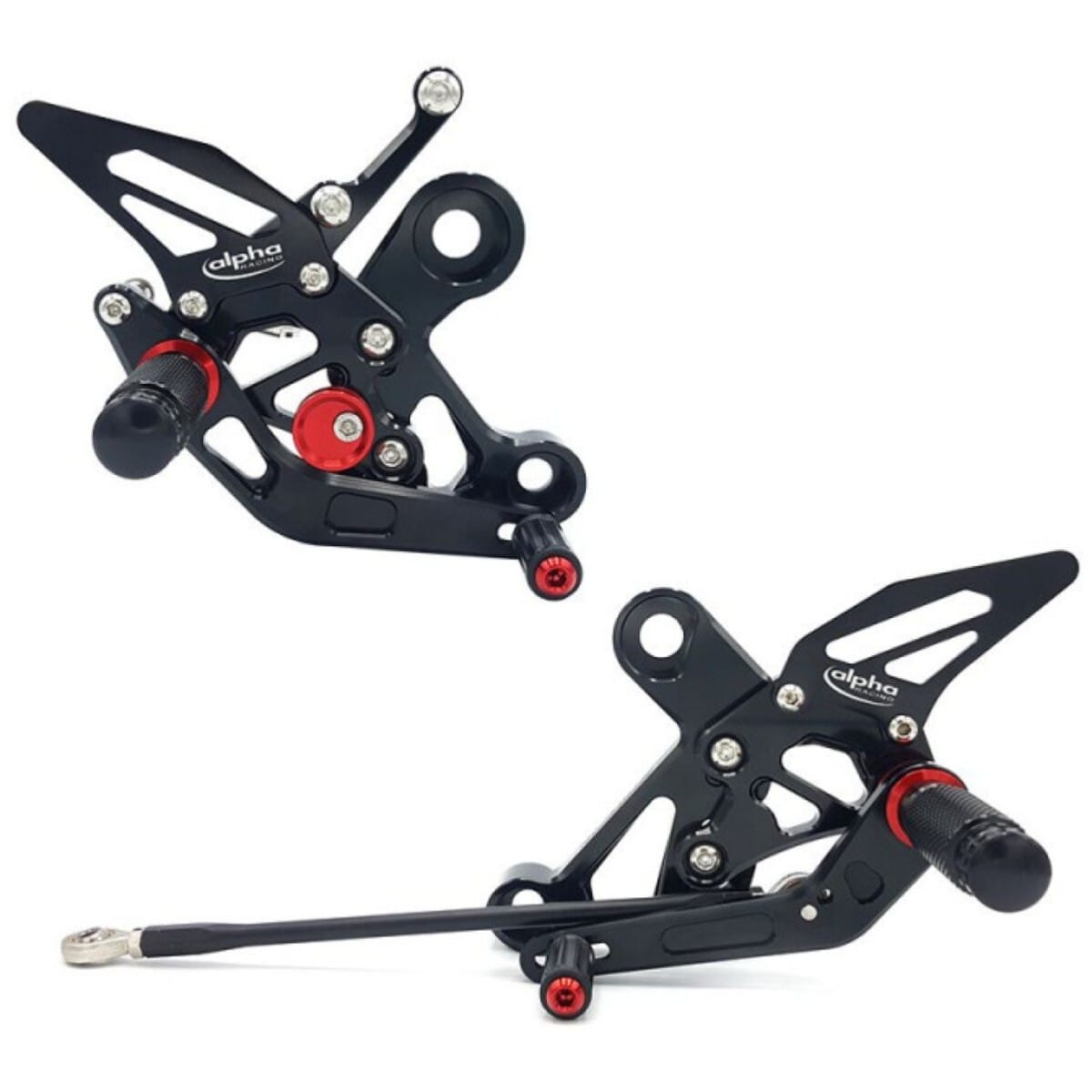 COMMANDES RECULÉES COMPLÈTES ALPHA TECHNIK NOIR YAMAHA MT09