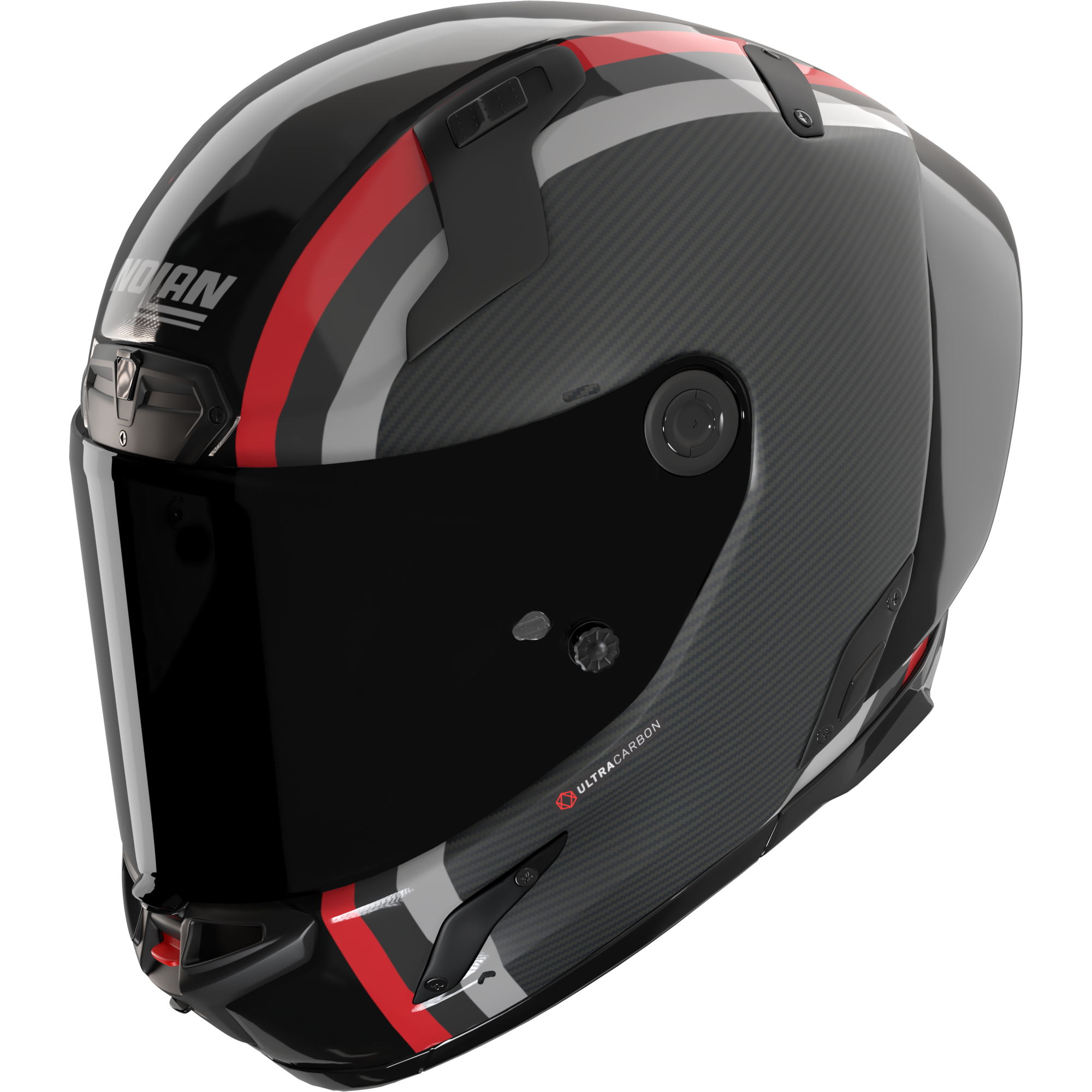 Casque Nolan X-804 RS Gemini 364 Noir Rouge Gris - 2XS