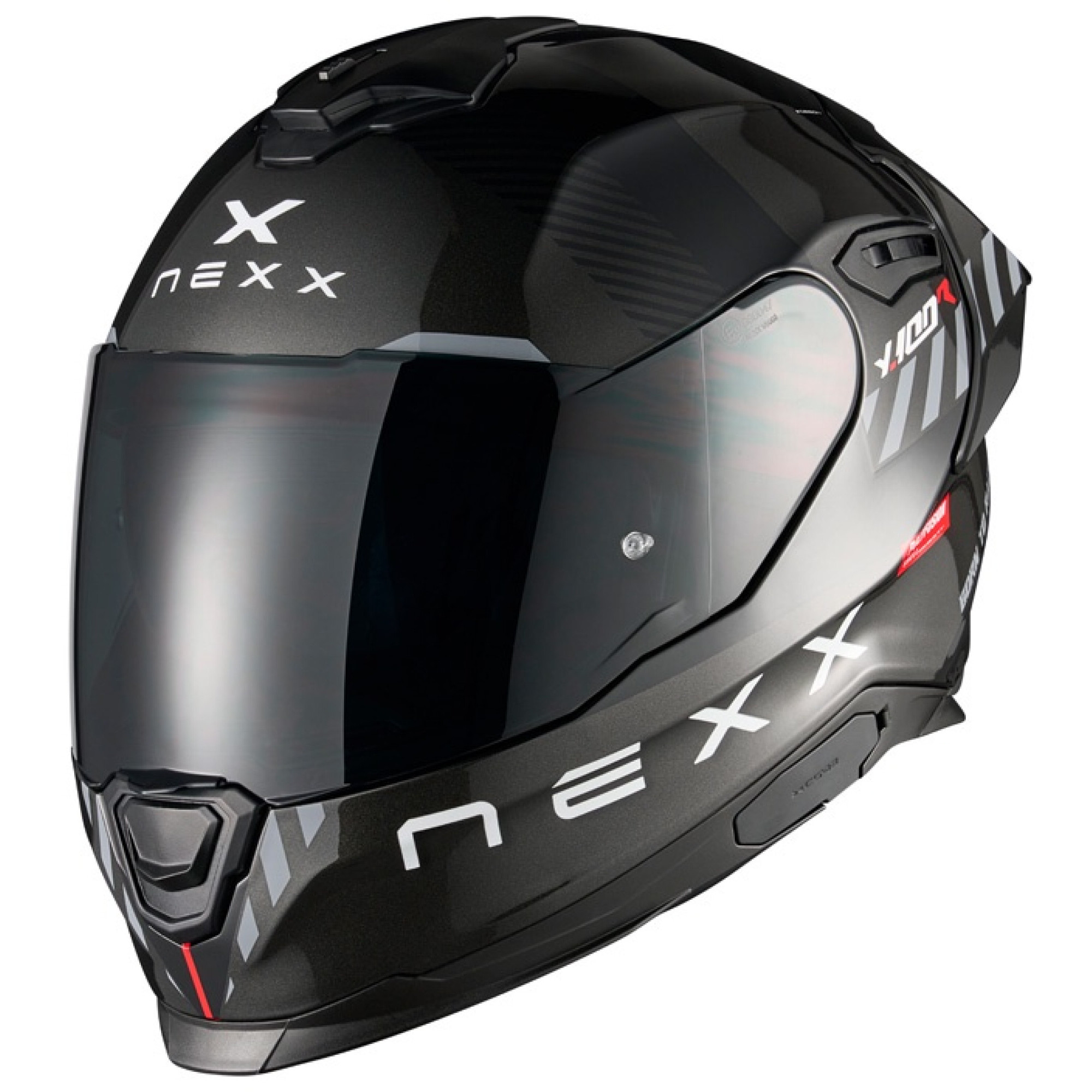 Casque Nexx Y.100R Fade Noir Rouge - L