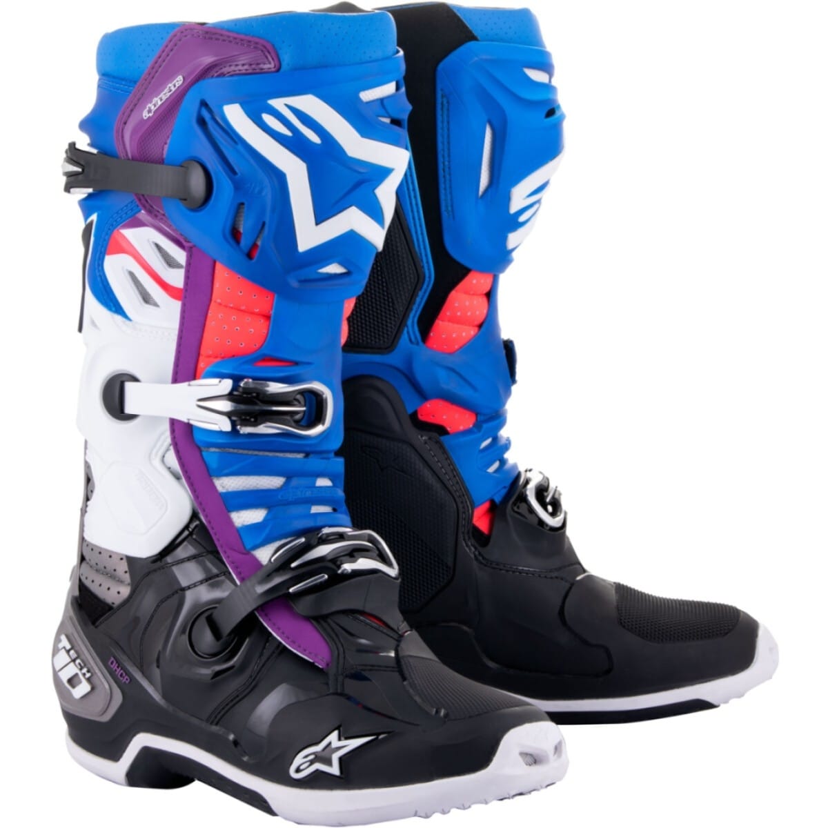 BOTTES ALPINESTARS TECH 10 SUPERVENTED NOIR BLEU BLANC / 40.5