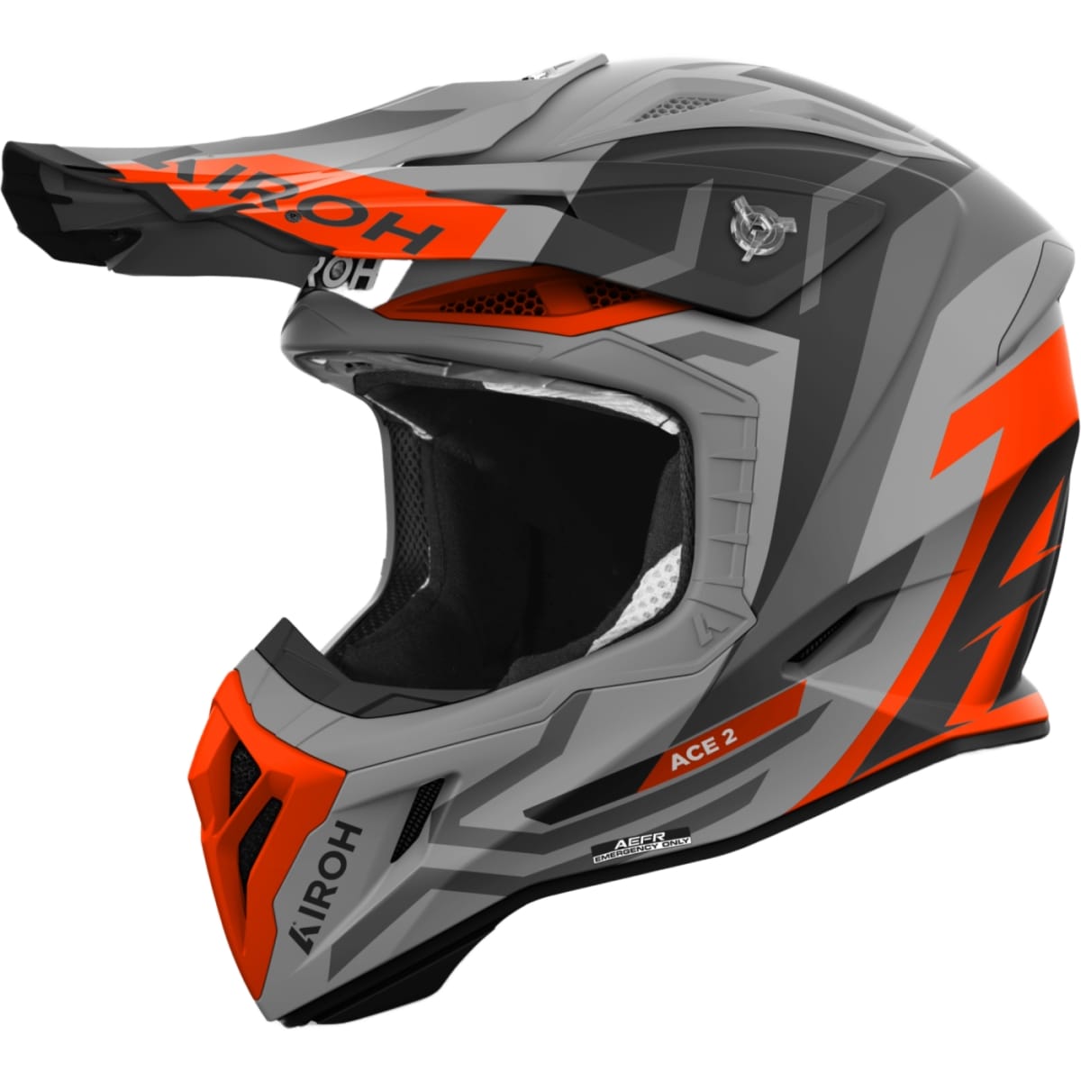 CASQUE AIROH AVIATOR ACE 2 GROUND S/ORANGE MAT