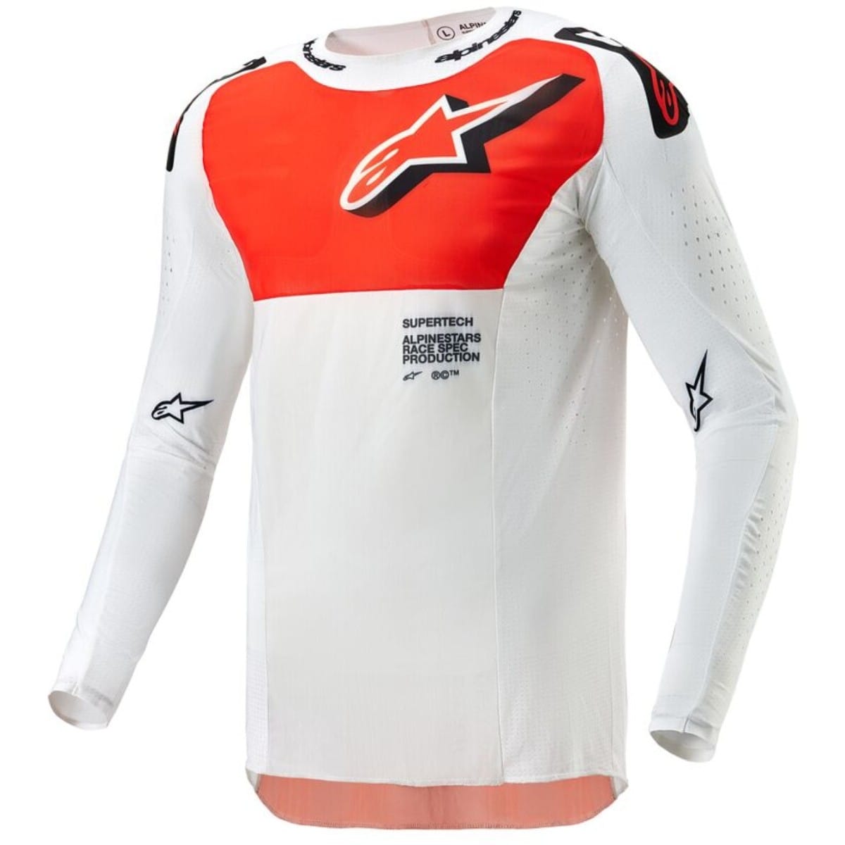 MAILLOT ALPINESTARS SUPER TECH WARD MX24 M/BLANC HOT ORANGE 242