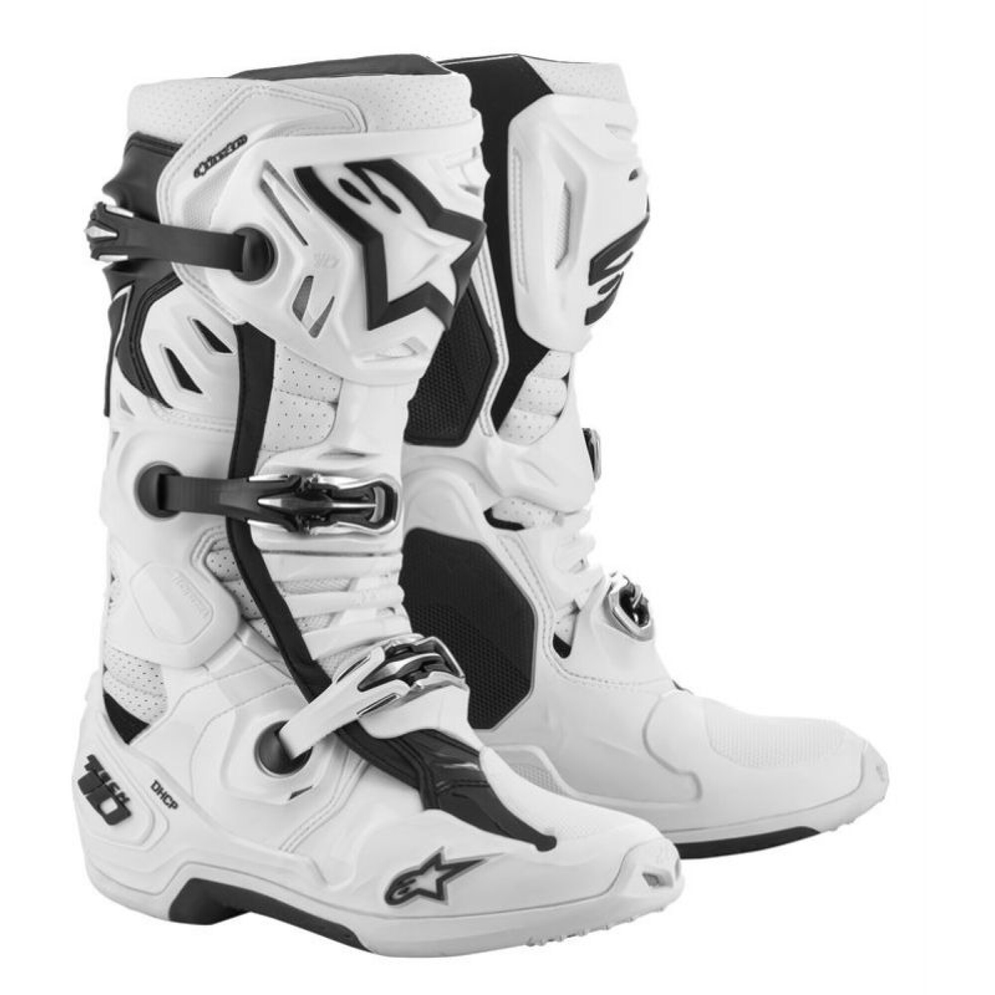 Bottes Cross Alpinestars Tech 10 Supervented Blanc - 40.5
