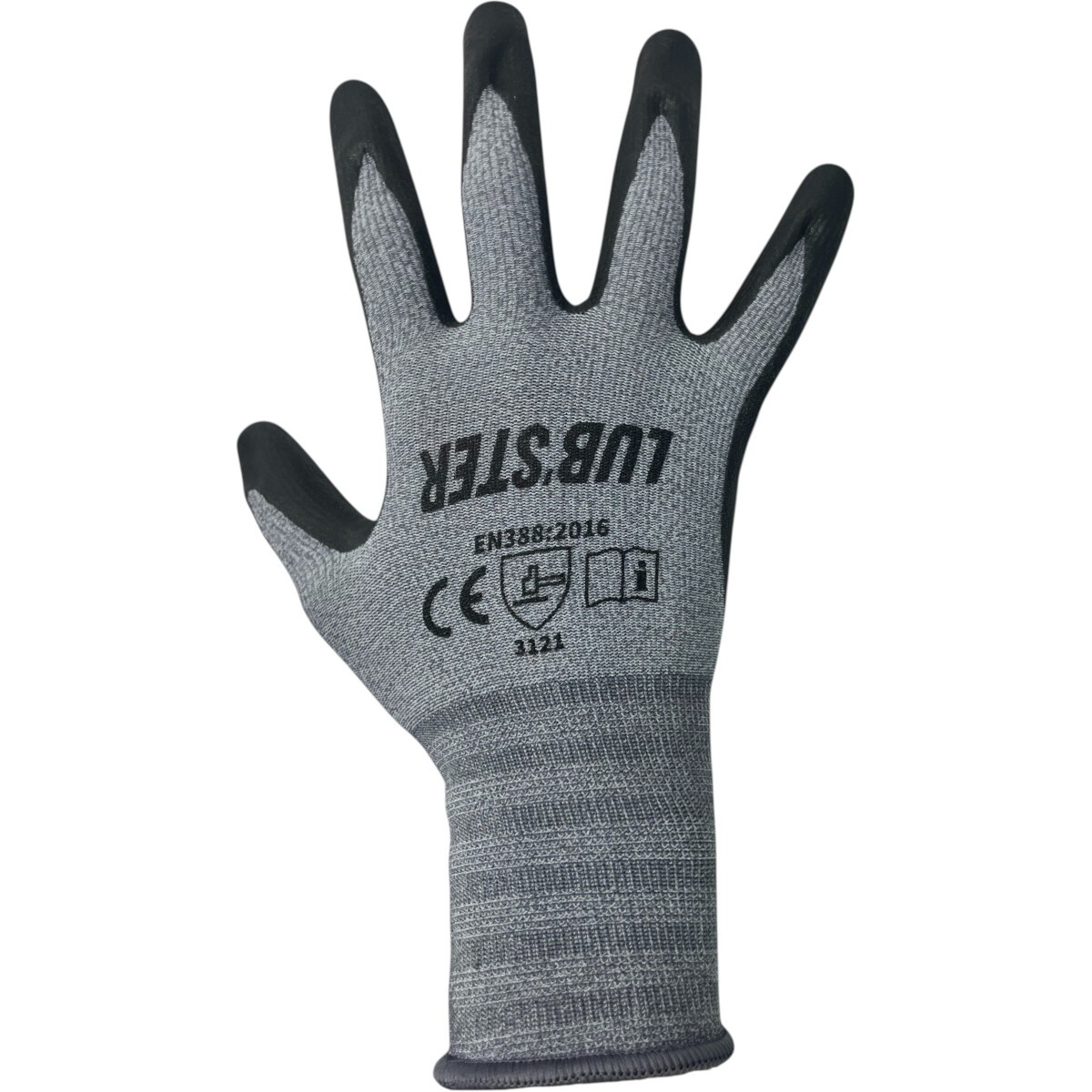 GANTS MECANIQUE LUB'STER SUPERIEUR CE L/GRIS-NOIR