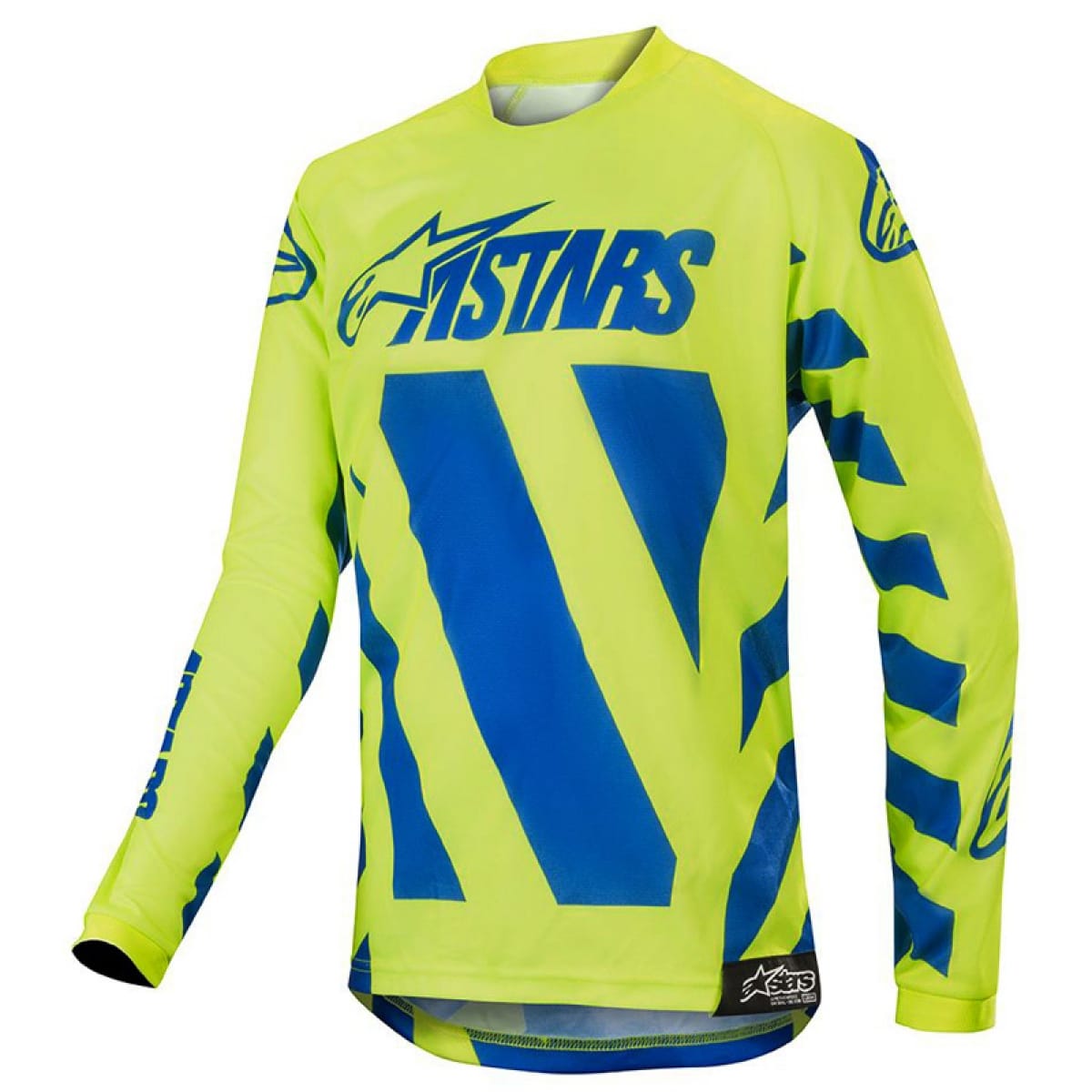 Tenue Cross Alpinestars Kid Racer Braap 2019 Bleu Jaune