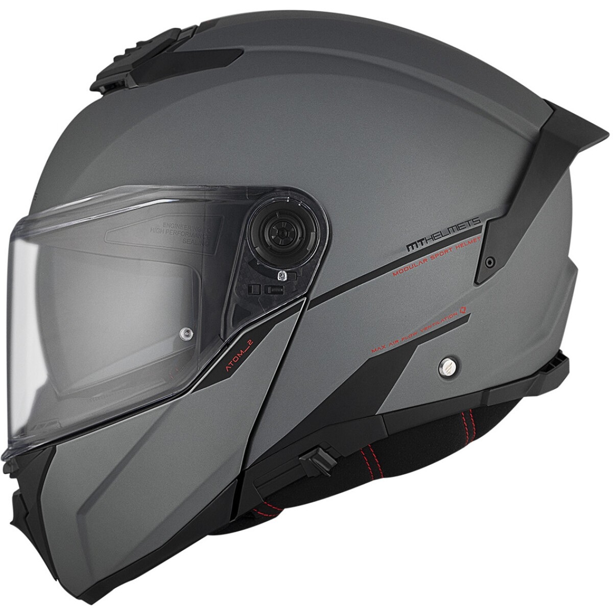 CASQUE MT ATOM 2 SV SOLID M/TITANE MAT