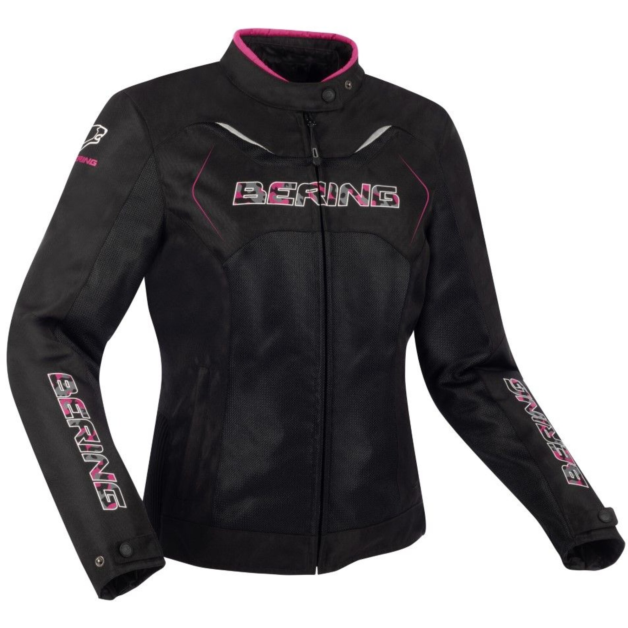 Blouson Femme Bering Lady Volga 3 En 1 Noir Fuchsia - 2XL