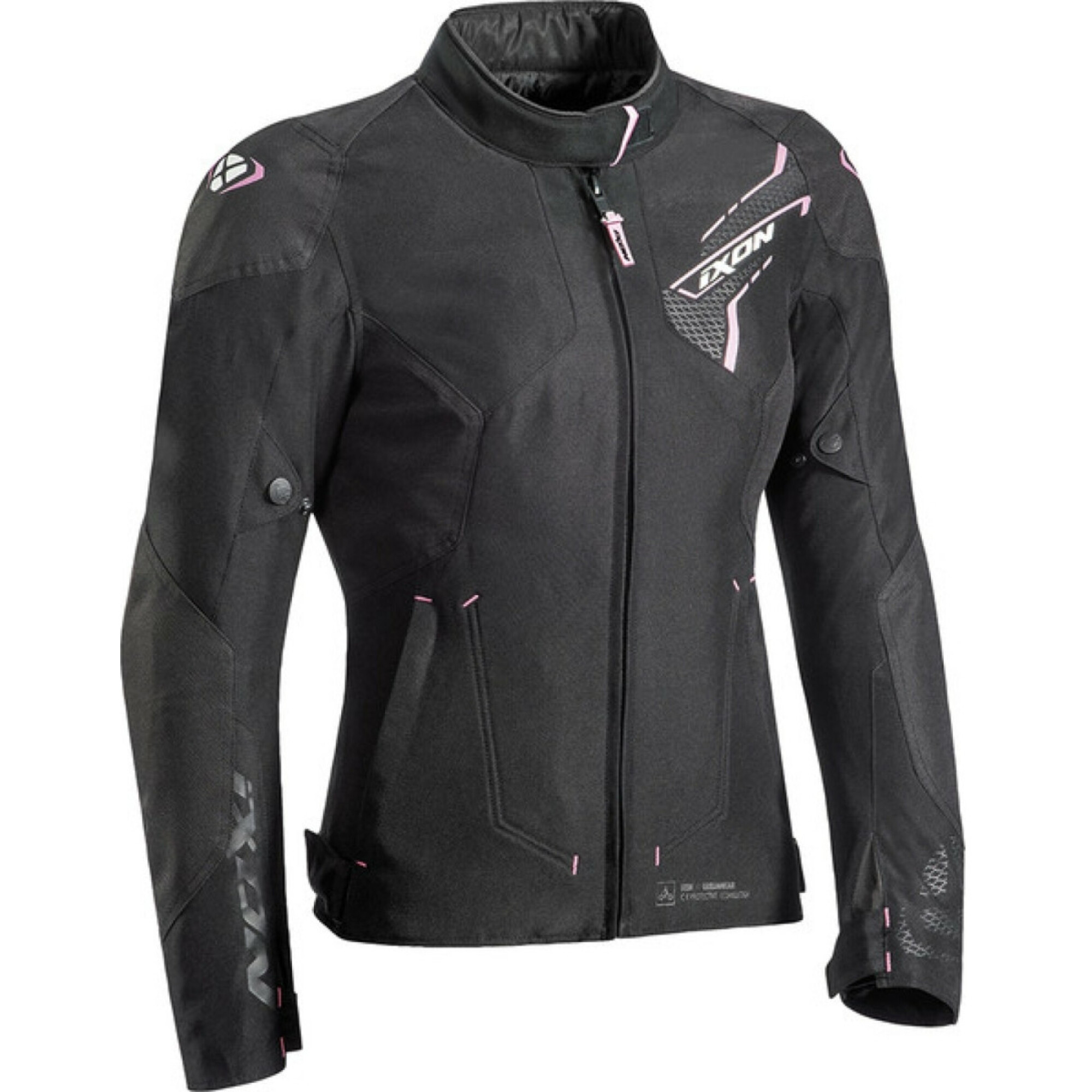 Blouson Femme Ixon Luthor Lady Noir Rose - 2XL