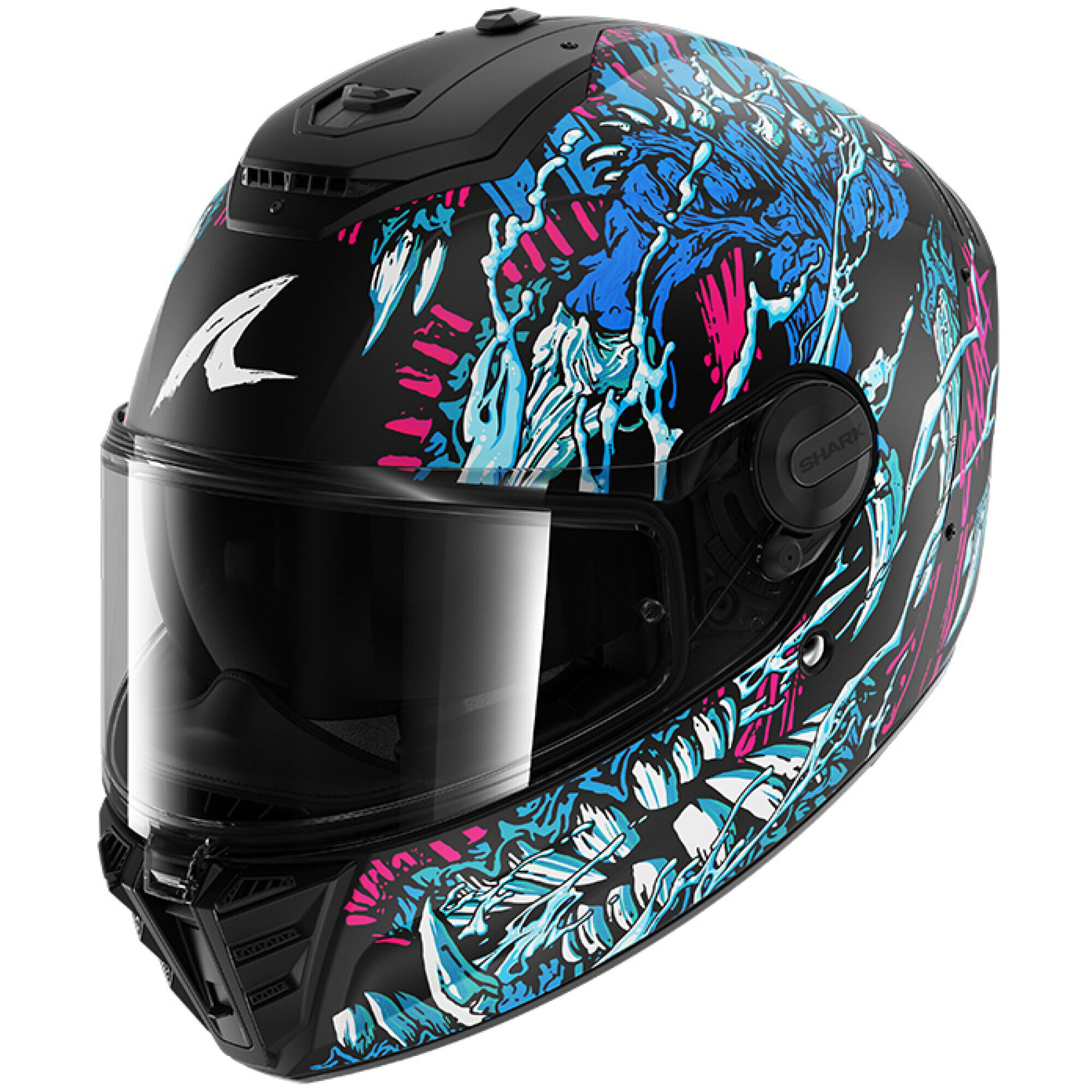 Casque Shark Spartan RS Shaytan 2 Noir Bleu Violet - L