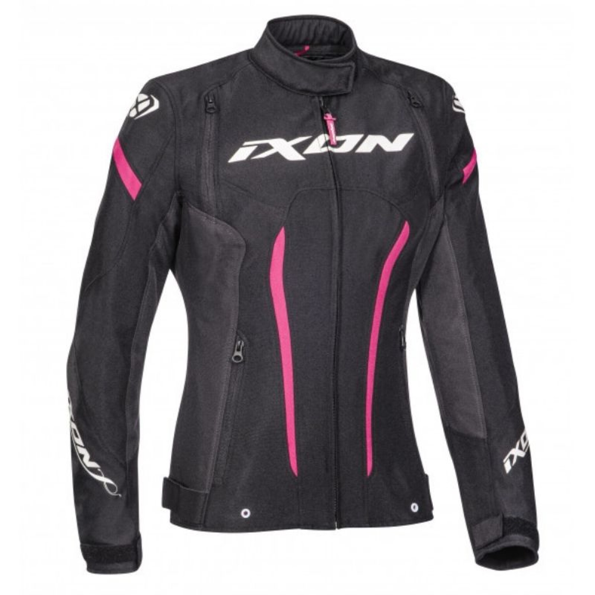 Blouson Femme Ixon Lady Striker Noir Anthracite Fuchsia - 2XL