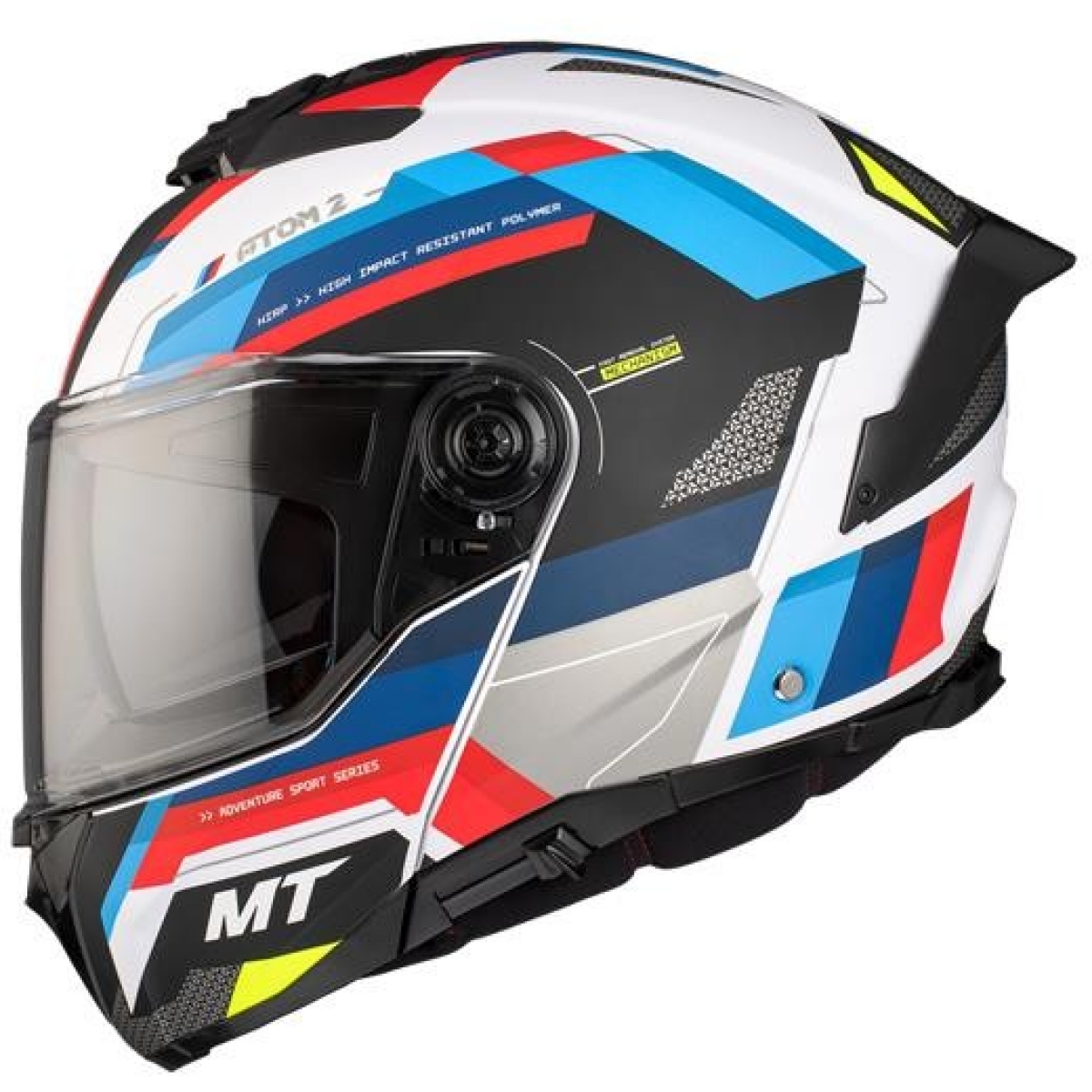 CASQUE MT ATOM 2 SV BAST L/BLEU BLANC ROUGE