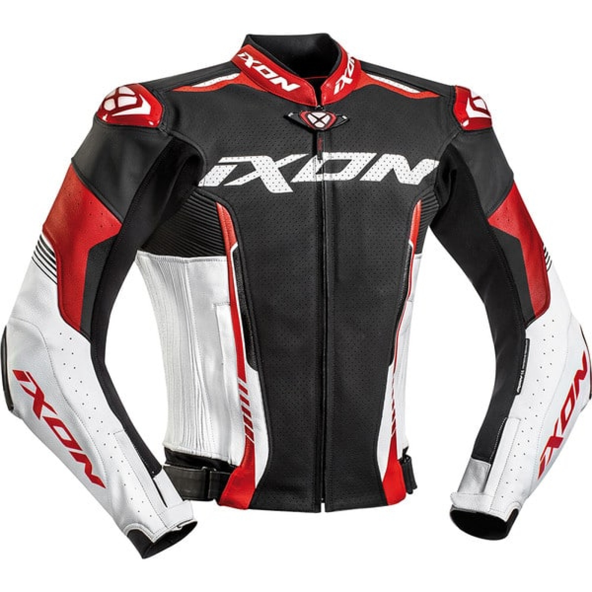 Blouson Ixon Vortex 2 Noir Blanc Rouge - 2XL