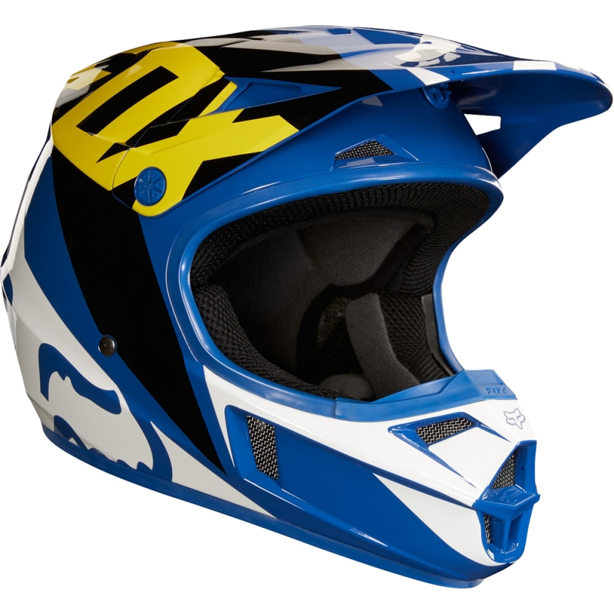 Casque Fox V1 Kid Race Bleu