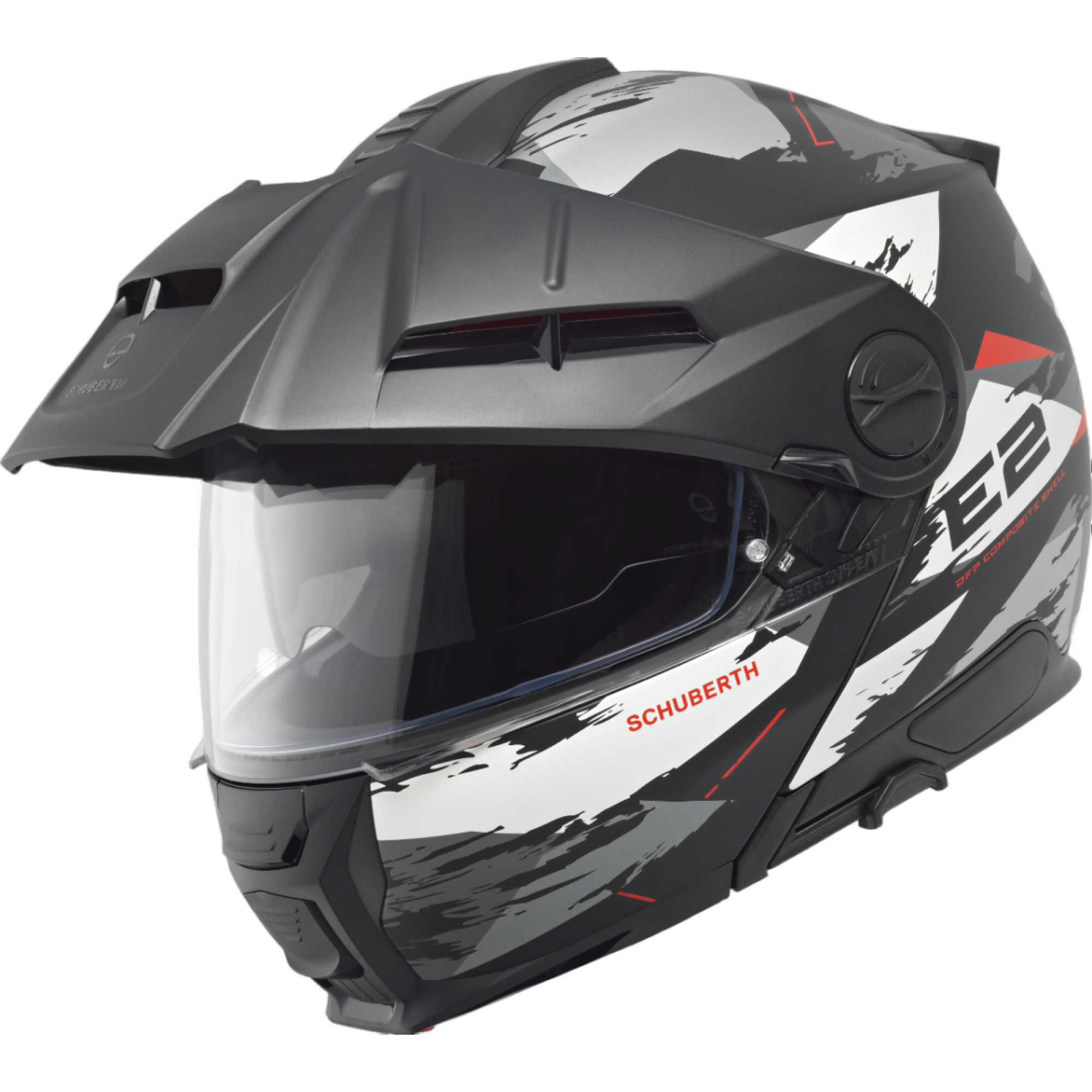 Casque Schuberth E2 Trail Gris Noir Mat - 3XL