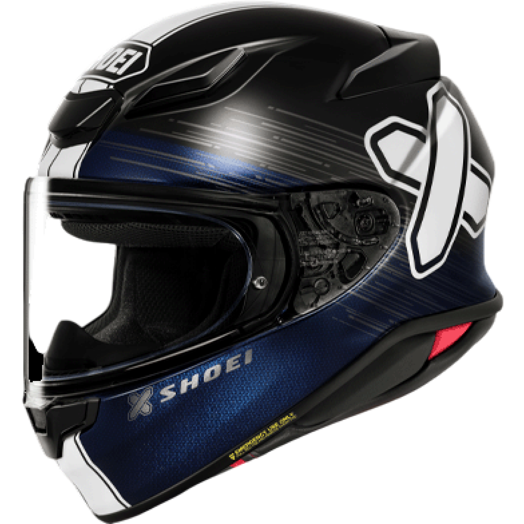 Casque Shoei NXR2 Ideograph TC-5 Bleu Noir Blanc - L
