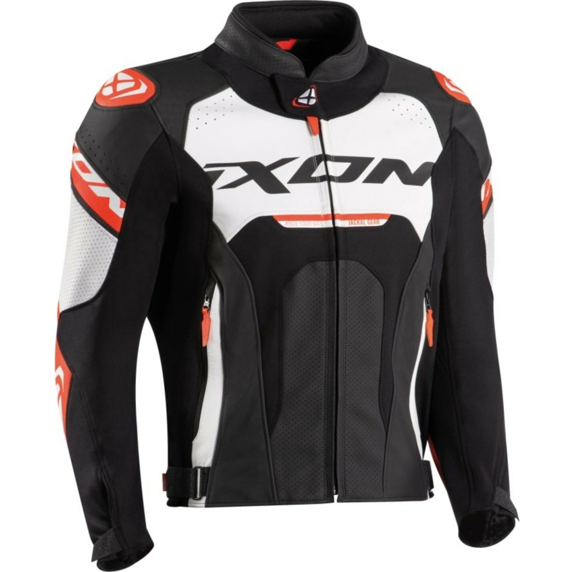 Blouson Ixon Jackal Noir Rouge Blanc - 2XL